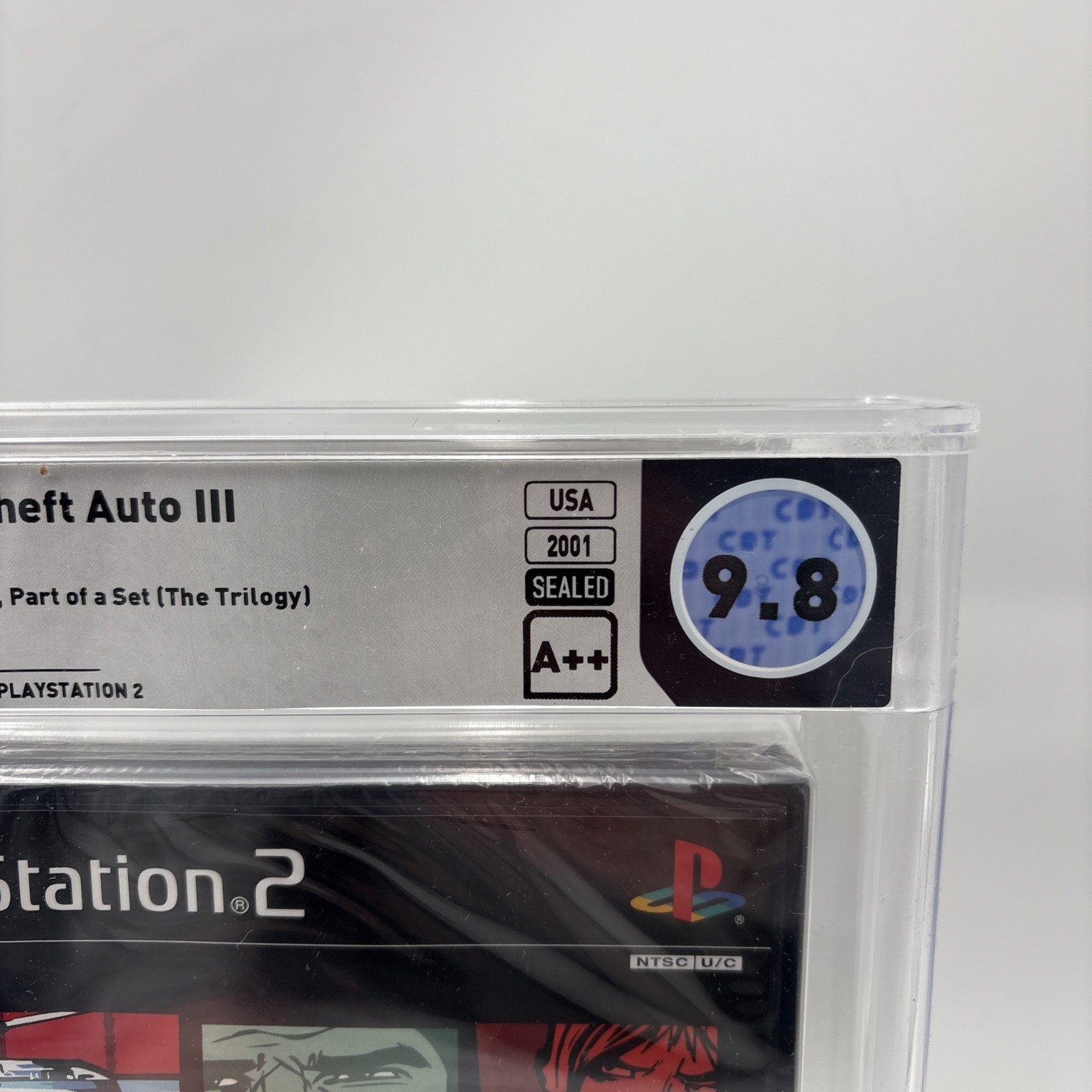 WATA 9.8 A++ GRAND THEFT AUTO III 3 PlayStation 2 Sealed Graded 2001 MINT GEM