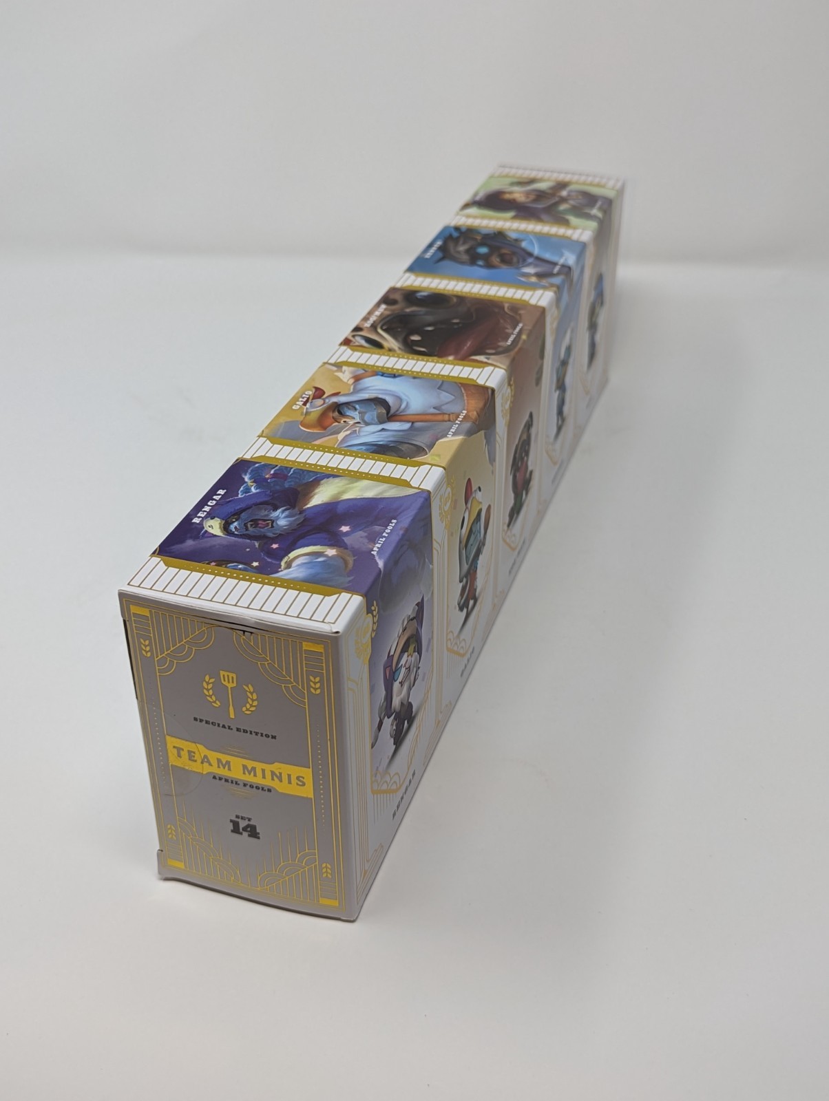 LOL League of Legends April Fools Team Minis Figure Set New Auth Card Retired