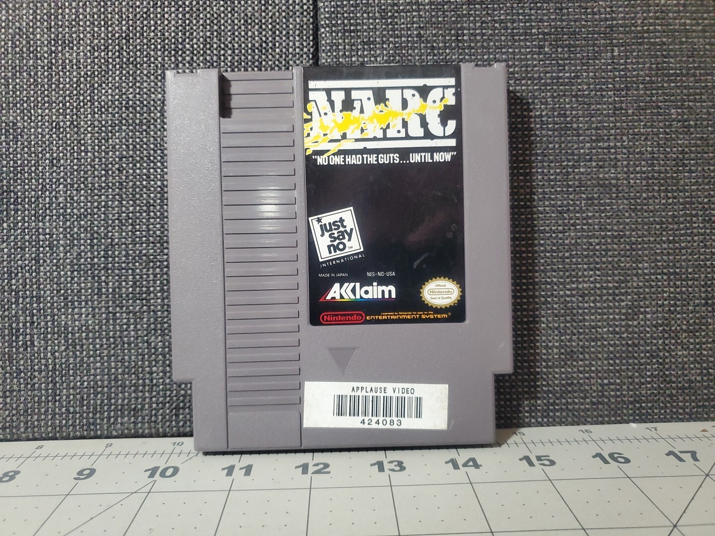 NARC N.A.R.C. (Nintendo NES Acclaim 1990) Rare Classic – Tested
