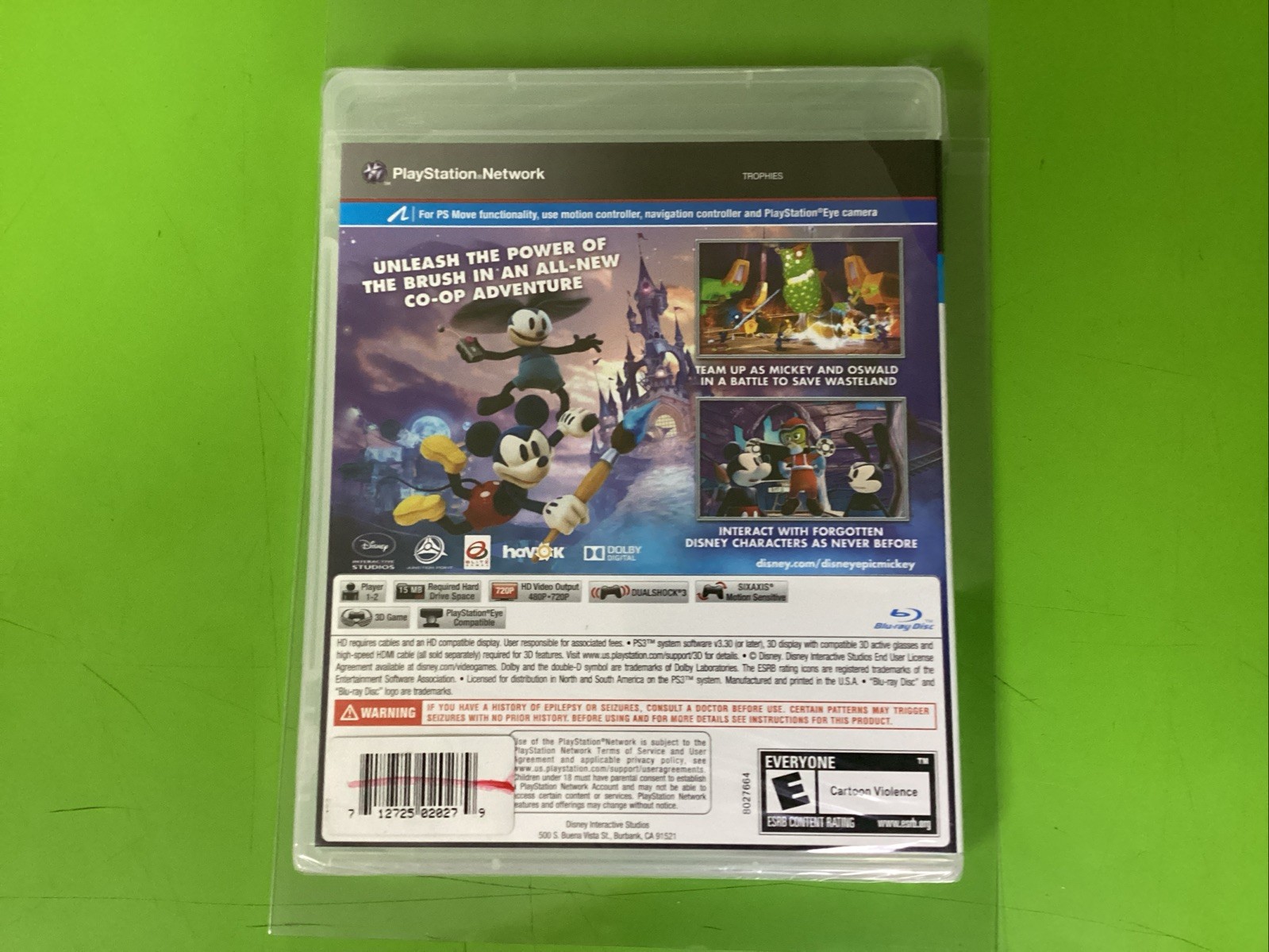 Epic Mickey 2: The Power of Two – Sony PlayStation 3 (PS3) Brand New Sealed