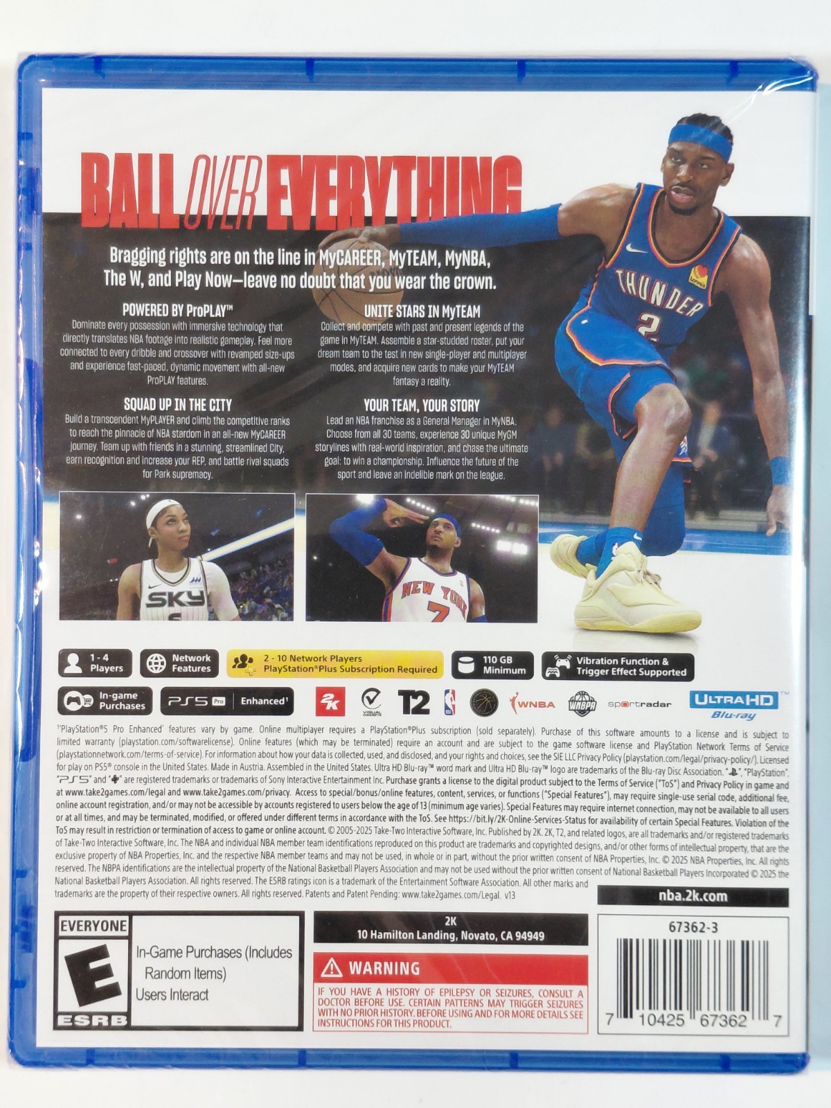 NBA 2K26 – Sony PlayStation 5 (BRAND NEW SEALED)