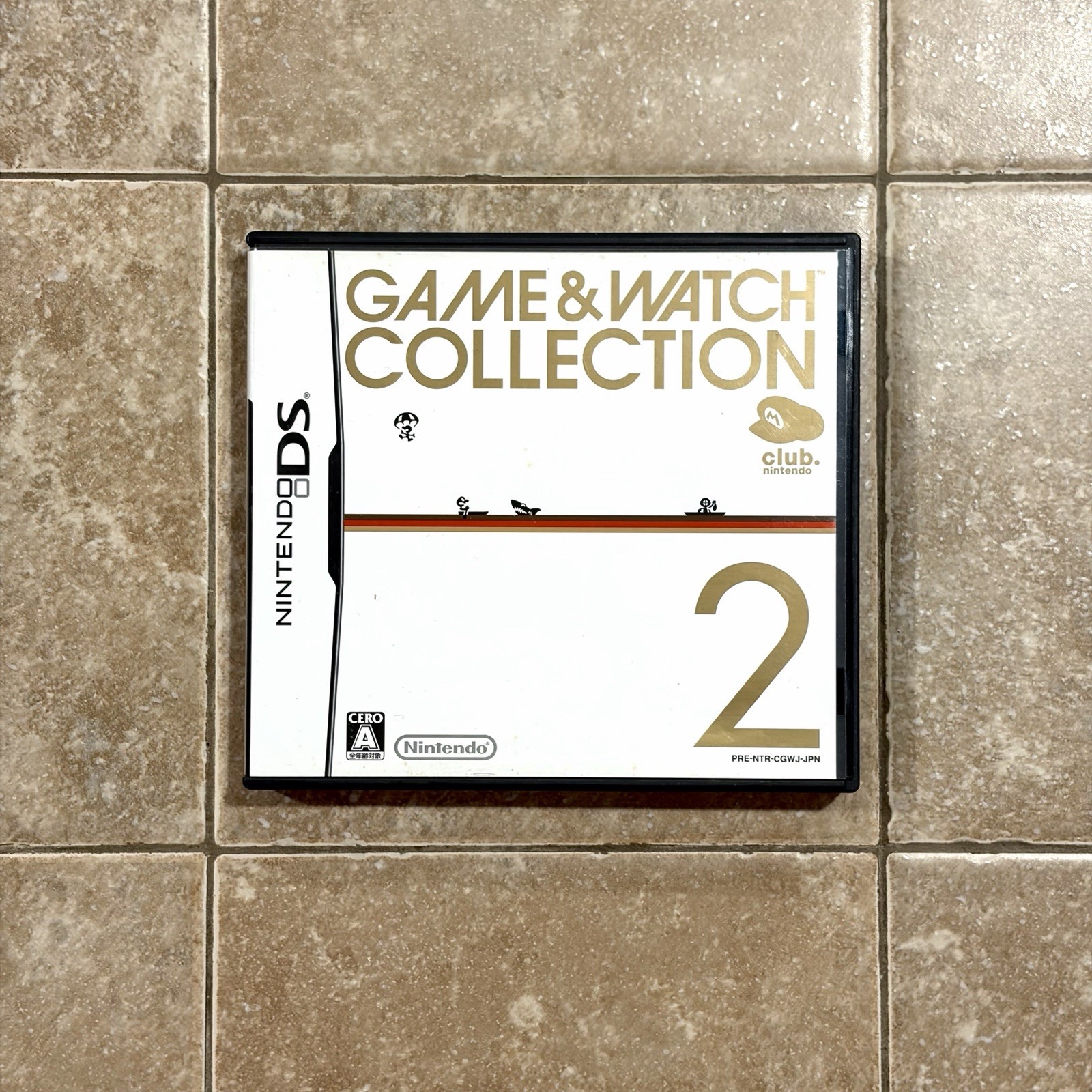 Game and Watch Collection 1 & 2 Set! Club Nintendo DS Boxed W/Manual Japan Game