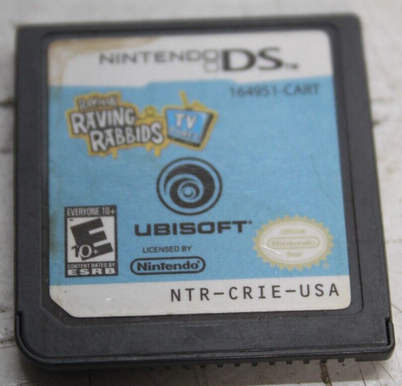 Rayman Raving Rabbids TV Party (Nintendo DS, 2008) Fast Shipping
