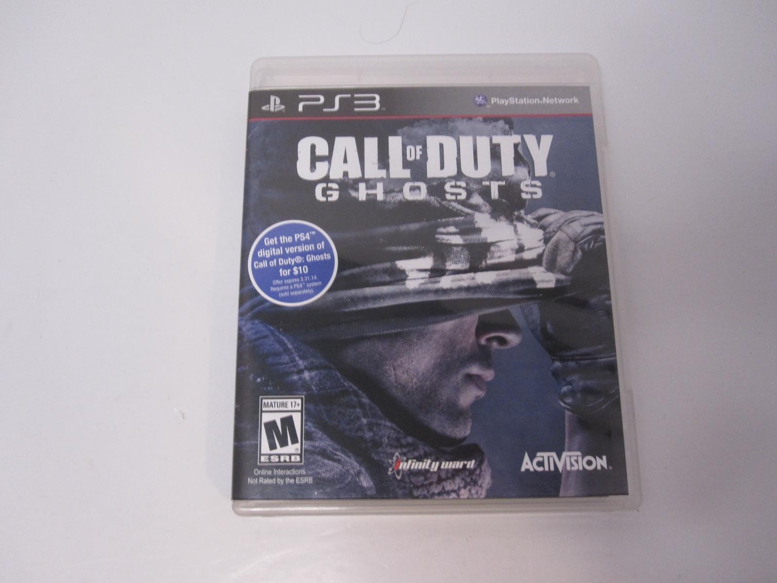 Call of Duty Ghosts Playstation 3 PS3 CIB Complete Tested Working COD FPS Rare