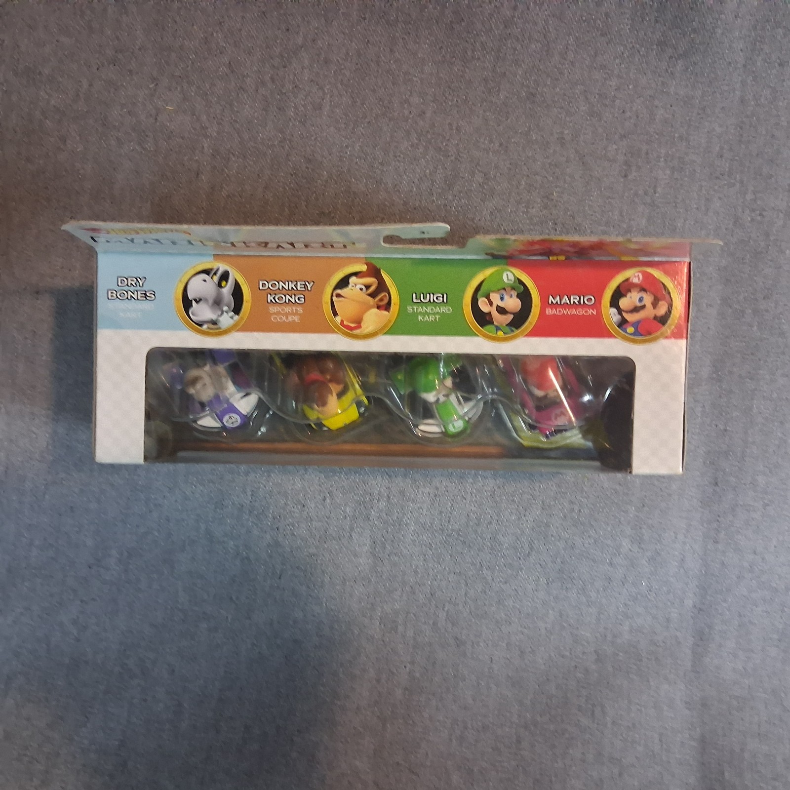 Hot Wheels Mario Kart Vehicle 4-Pack, Set of 4 58 centimeters, Multicolor