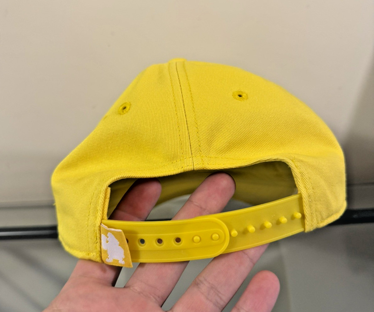 Nintendo New York WARIO W Logo Adjustable Snapback Yellow Nintendo