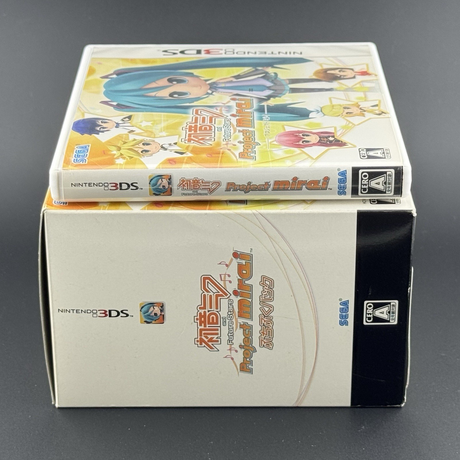 *INCOMPLETE* Nintendo 3DS Hatsune Miku Project Mirai PuchiPuku Pack Big Box JPN