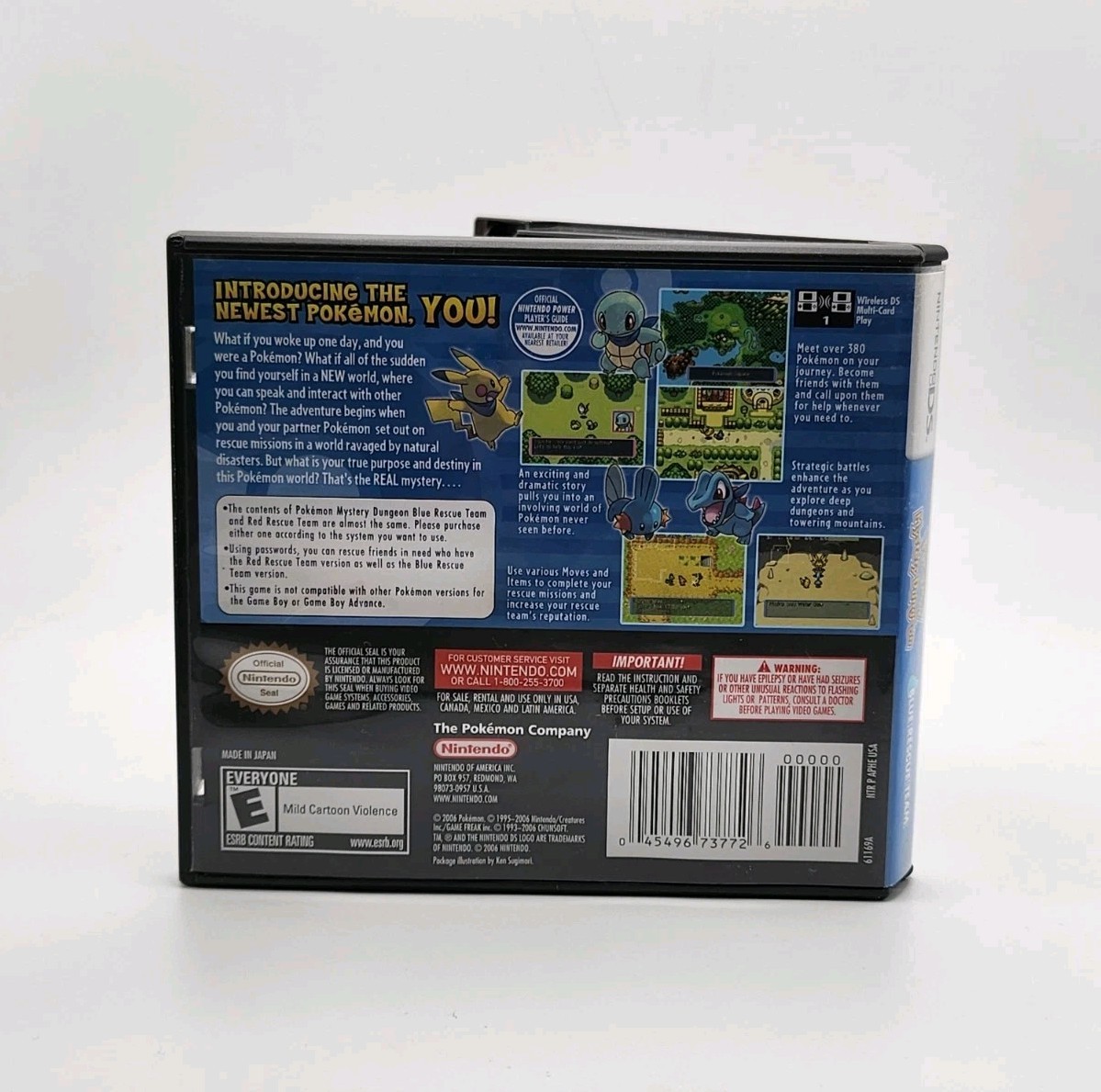 Pokemon Mystery Dungeon: Blue Rescue Team (Nintendo DS, 2006) CIB W/ Inserts !