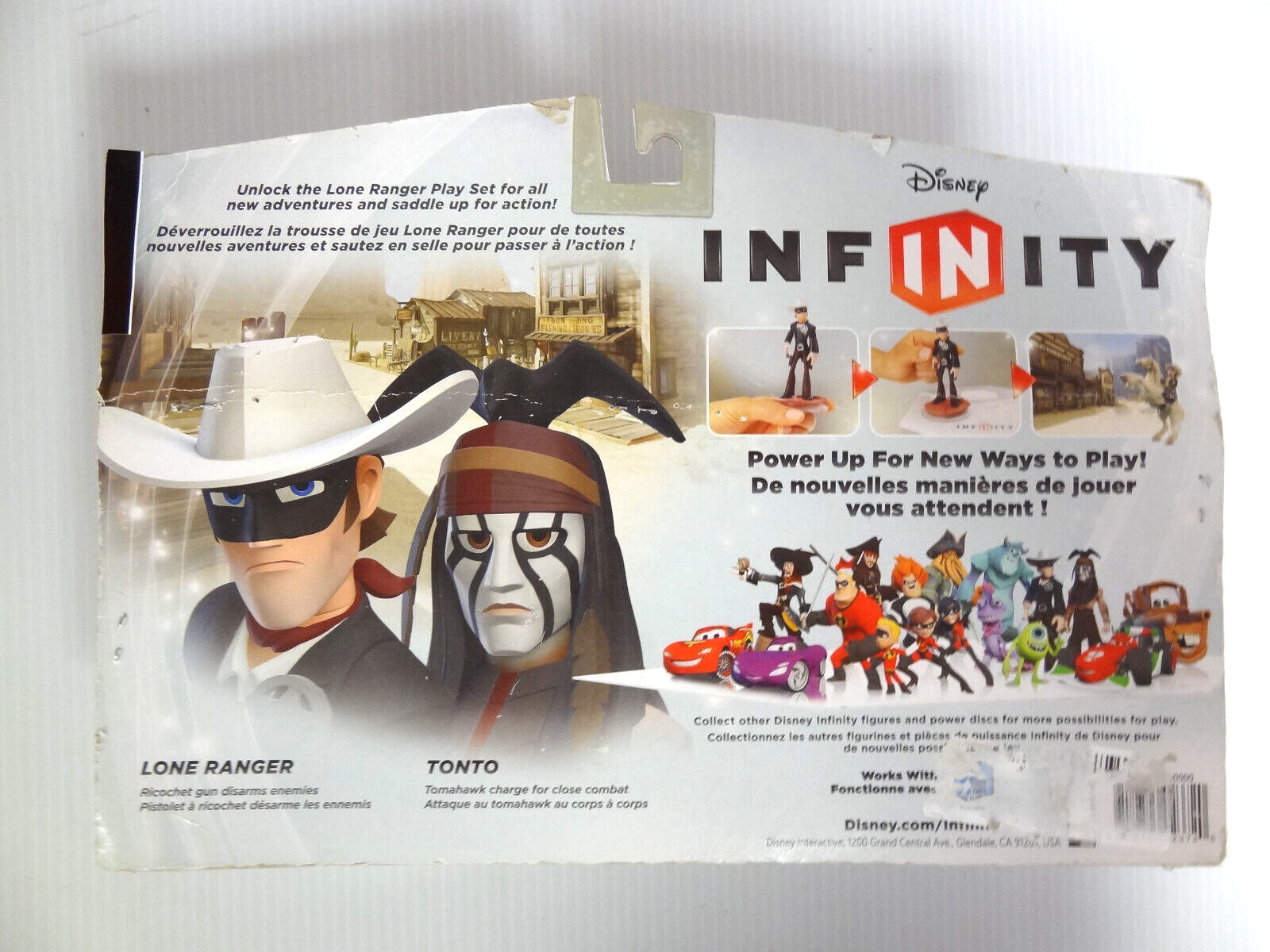 Disney Infinity Lone Ranger Tonto Play Set NEW Wii U/PS3/PS4/Xbox One