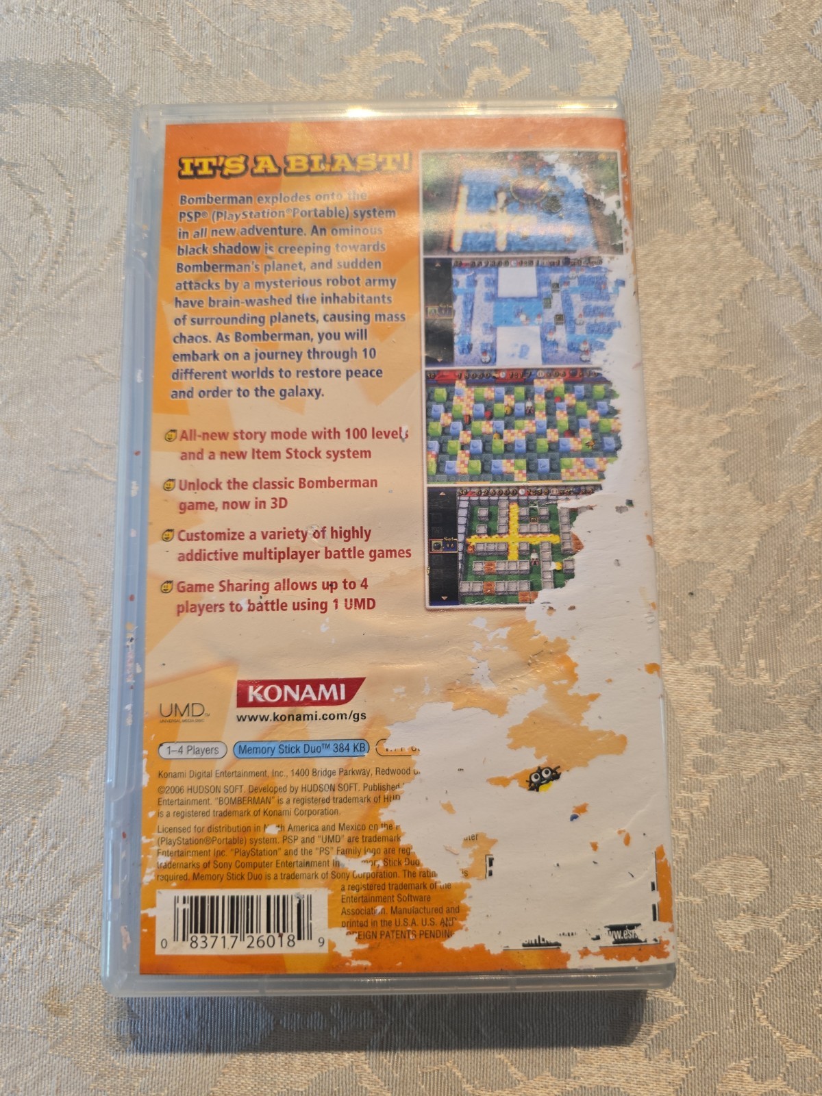 Bomberman (Sony PSP, 2006) Video Game, CIB, Tested, Artwork Has Slight Damage