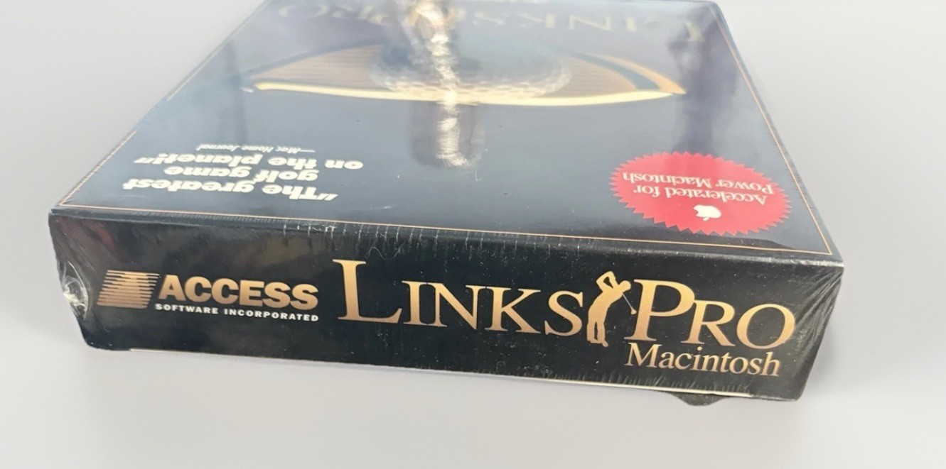 1994 Links Pro Macintosh Golf 3.5” Floppy Disks SEALED RARE MINT