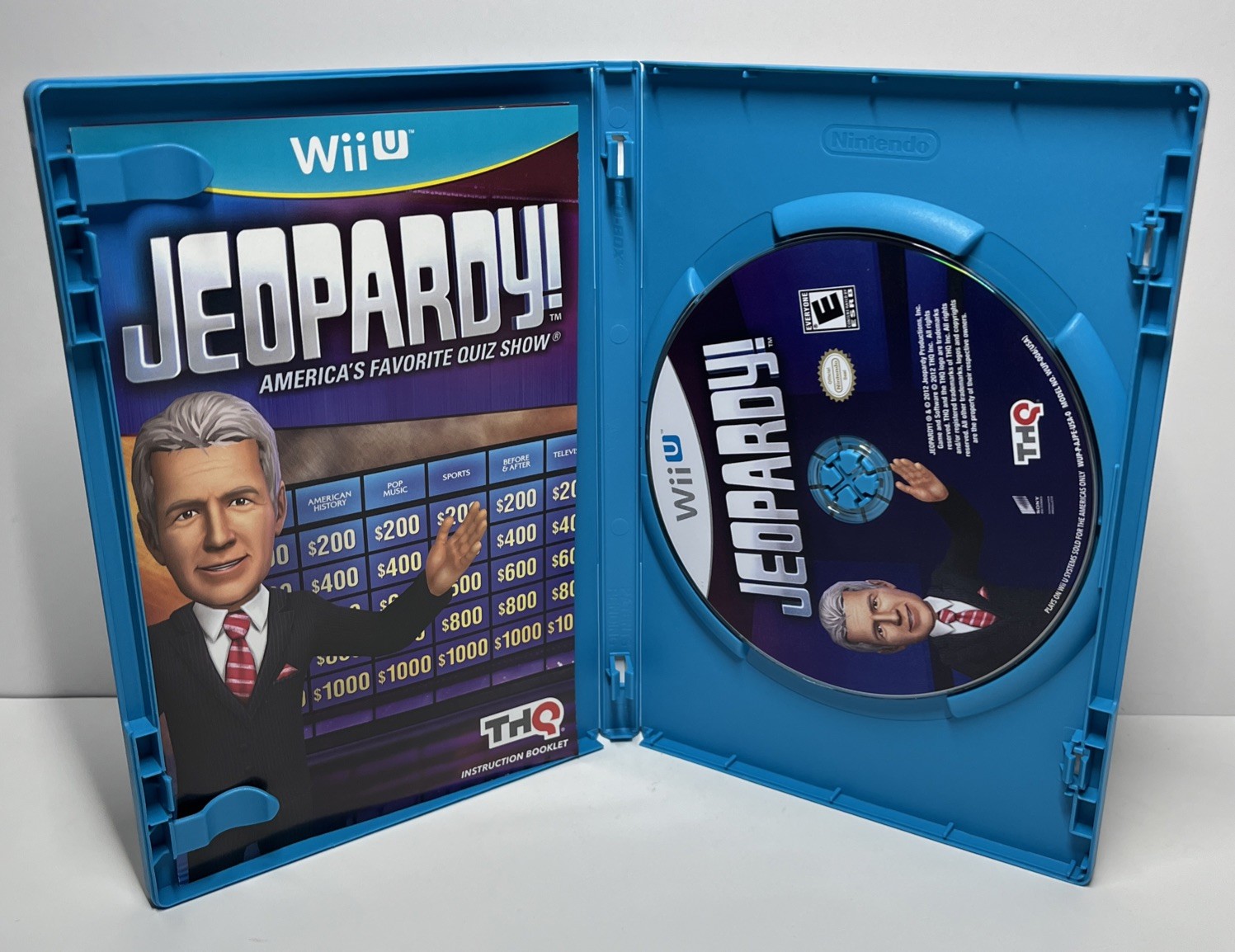 Wheel of Fortune and Jeopardy (Nintendo Wii U, 2012) THQ – CIB and Manuals