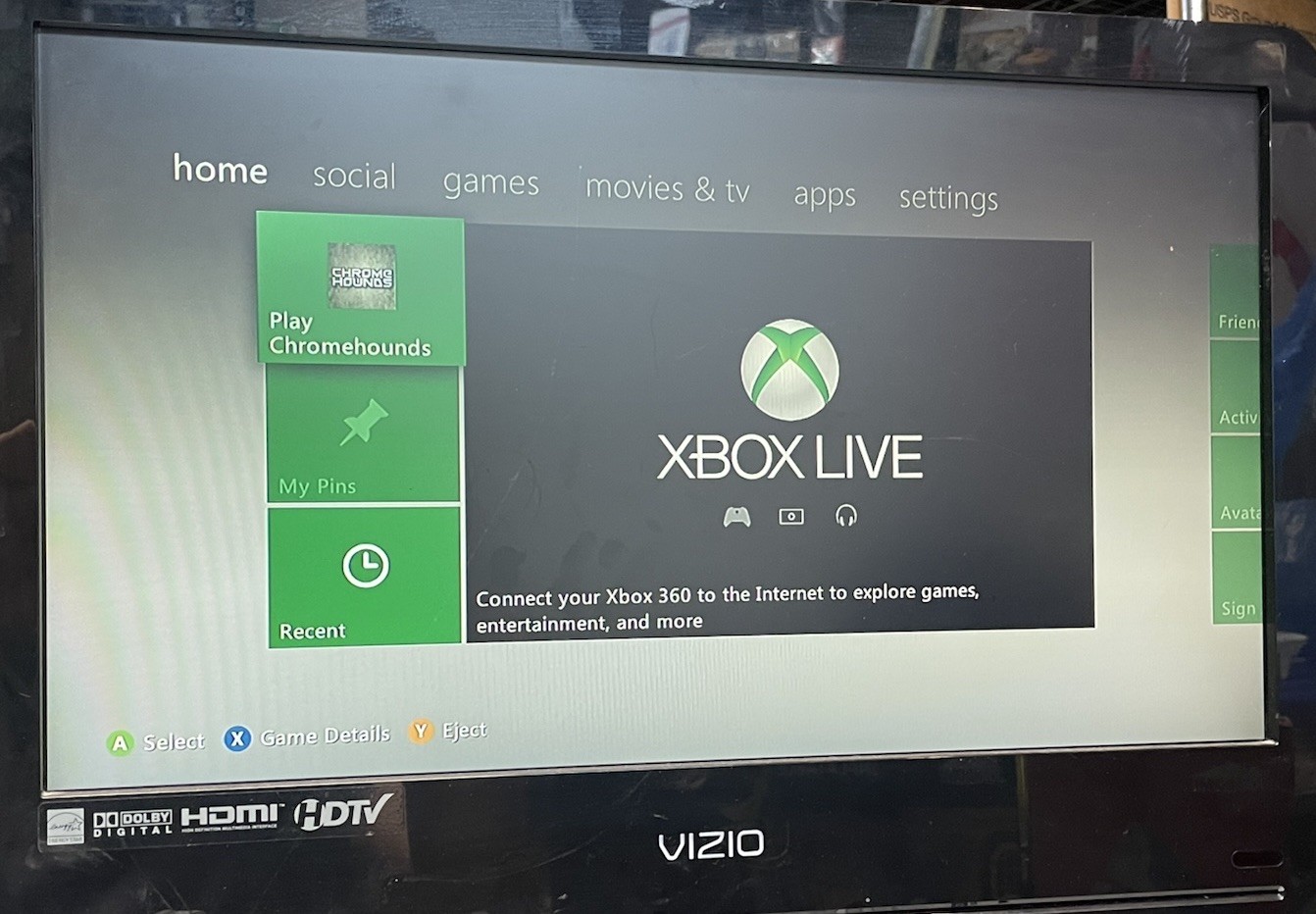 Microsoft Xbox 360 E Console 500GB Black Model 1538 Controller Cables TESTED