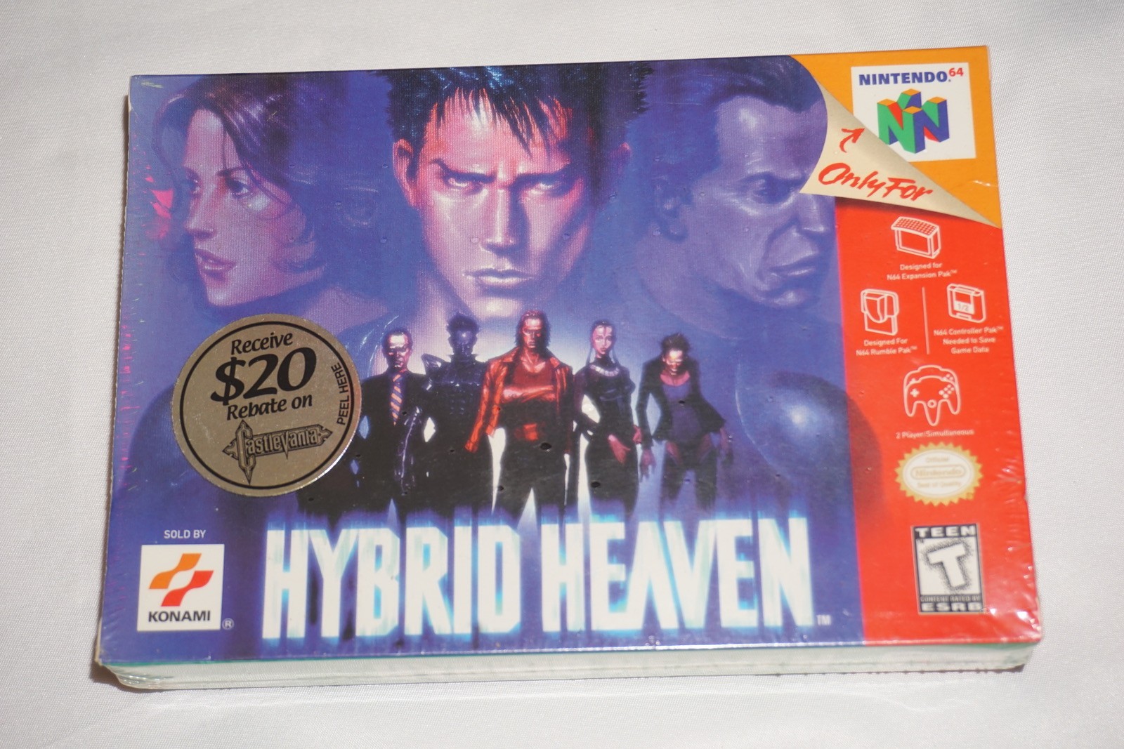 Hybrid Heaven (Nintendo 64 N64) NEW Sealed Castlevania Rebate