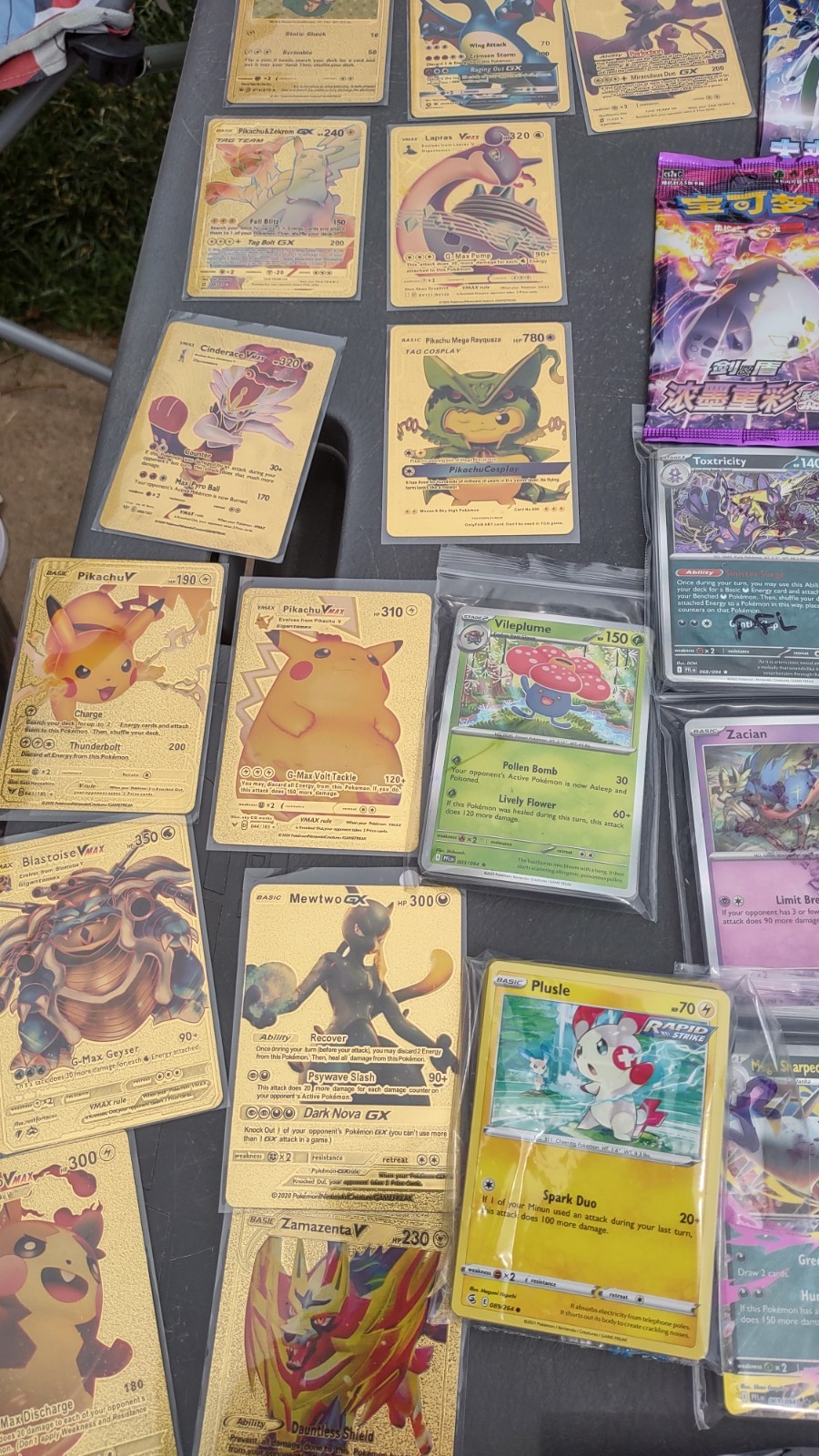 Pokemon collection – game, tins, fan made, Japanese decks, 540 cards