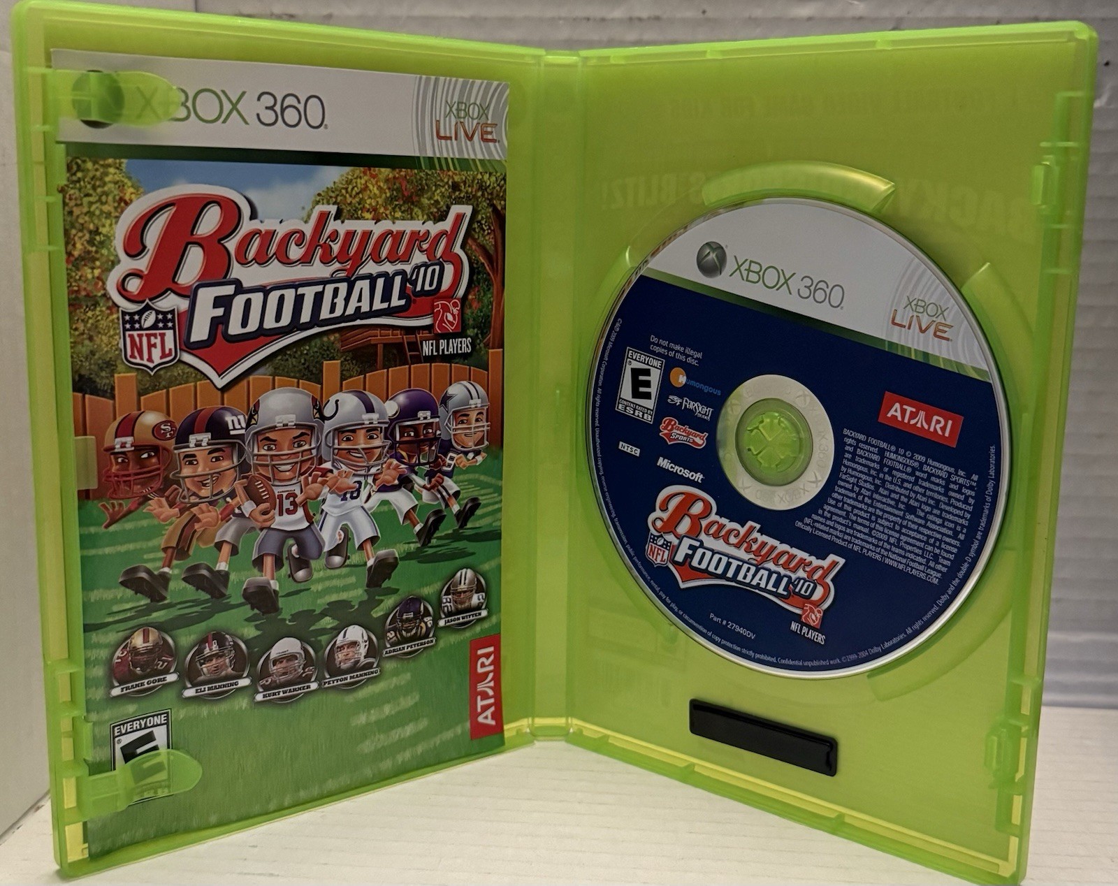Backyard Football ’10 (Microsoft Xbox 360, 2009) Complete, CIB – Tested
