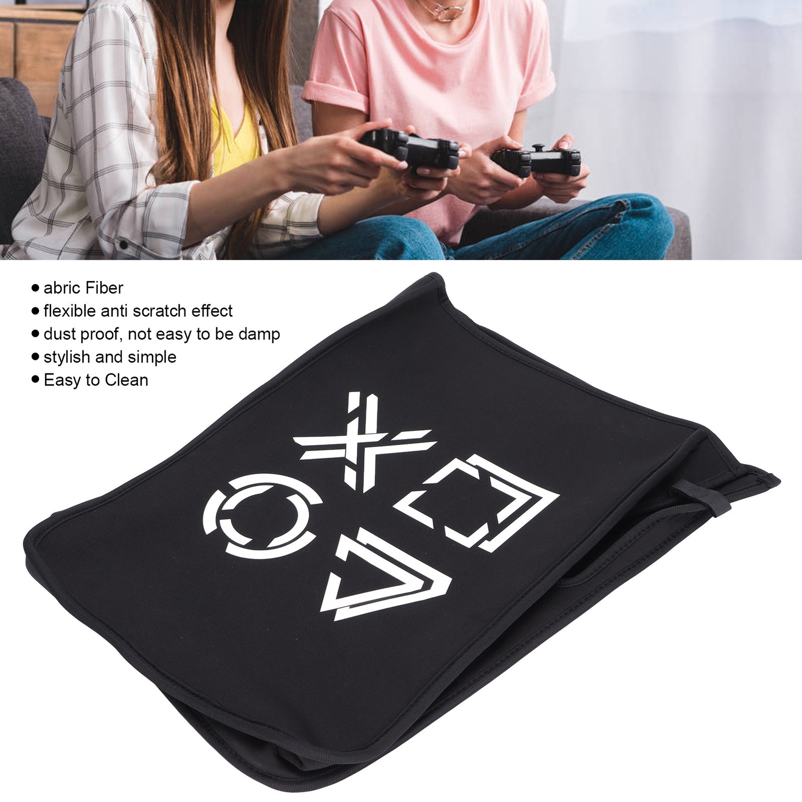 Game Console Dust Cover Removable Washable Protective Sleeve For 5