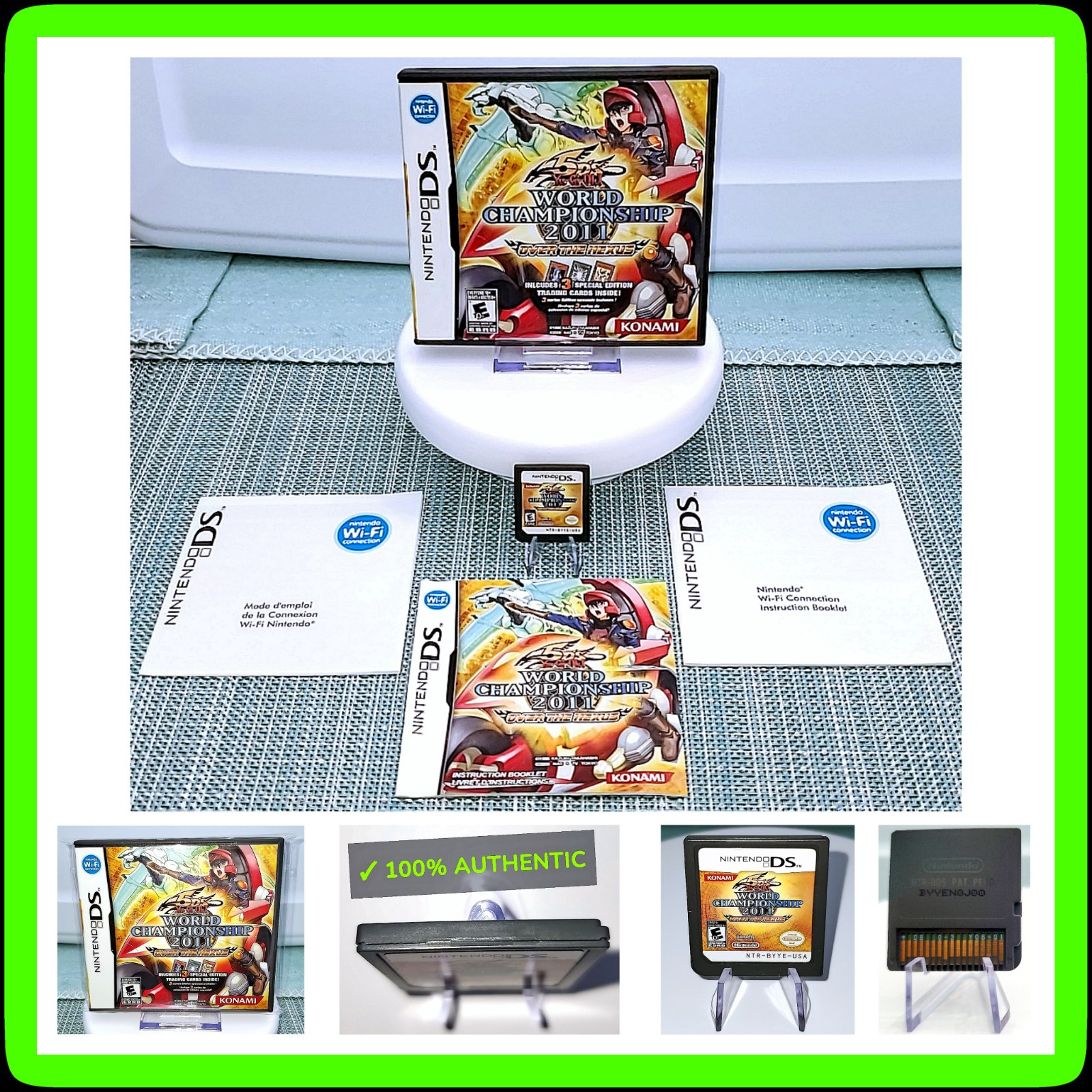 🔥 Yu-Gi-Oh 5D’s World Championship 2011 Over The Nexus Nintendo DS CIB No Cards