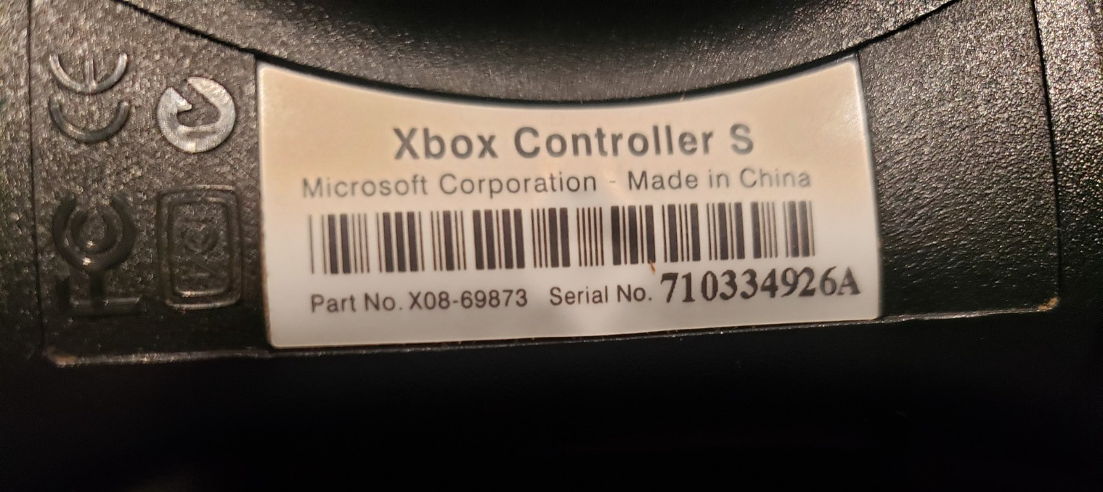 2 Xbox Microsoft Corded Controllers – S Type – Breakaway 9 ft. cords – X08-69873