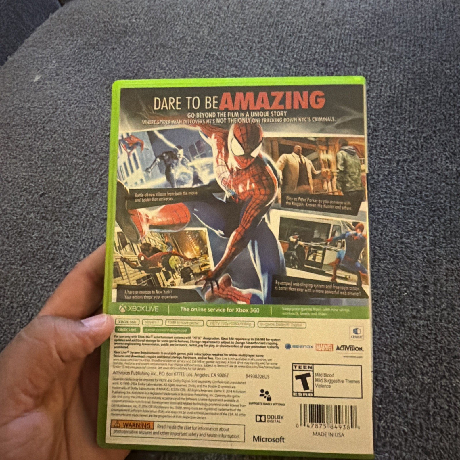 The Amazing Spider-Man 2 (Xbox 360) CIB COMPLETE