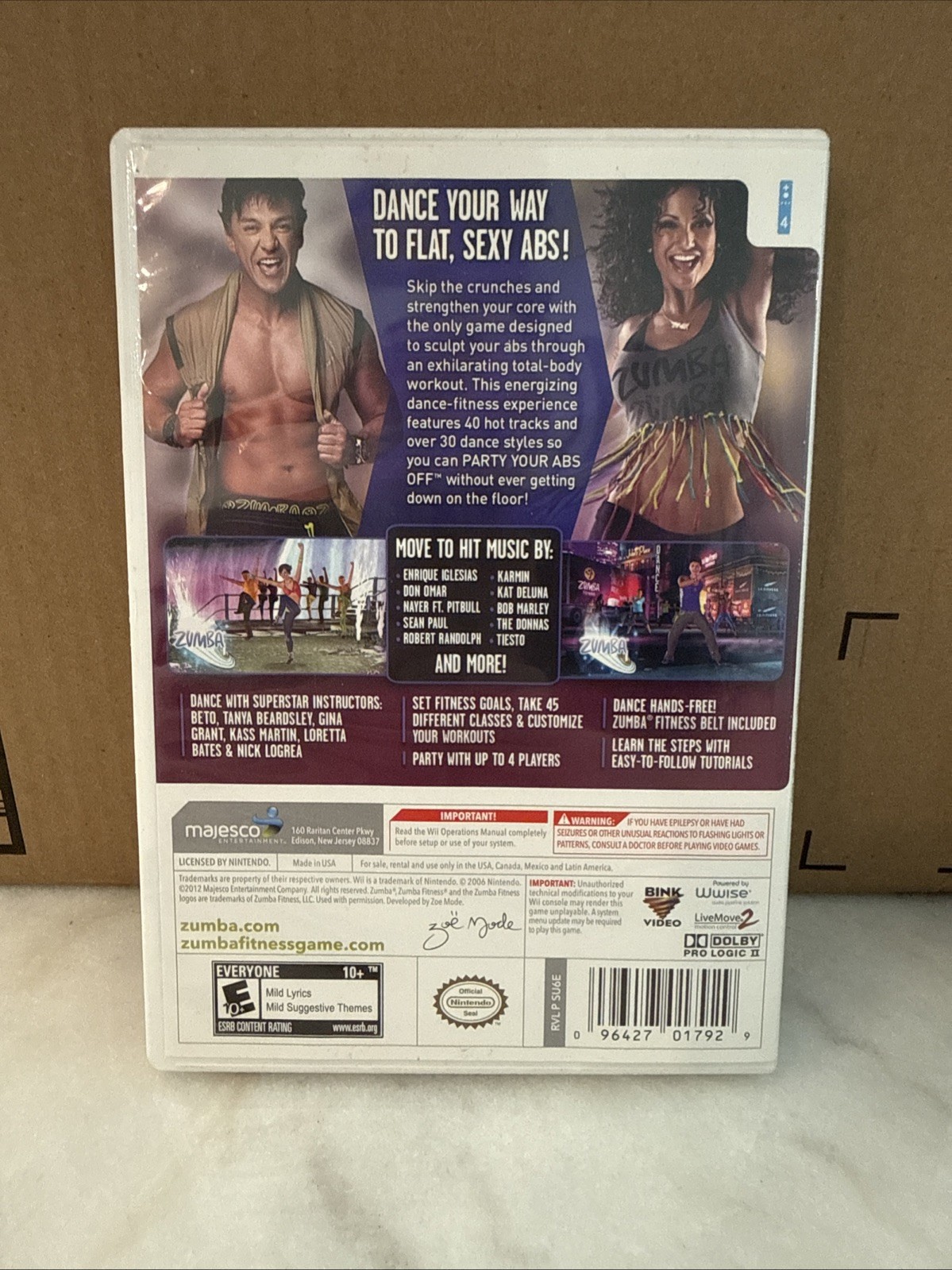 Zumba Fitness Core – Complete With Manual Nintendo Wii Game