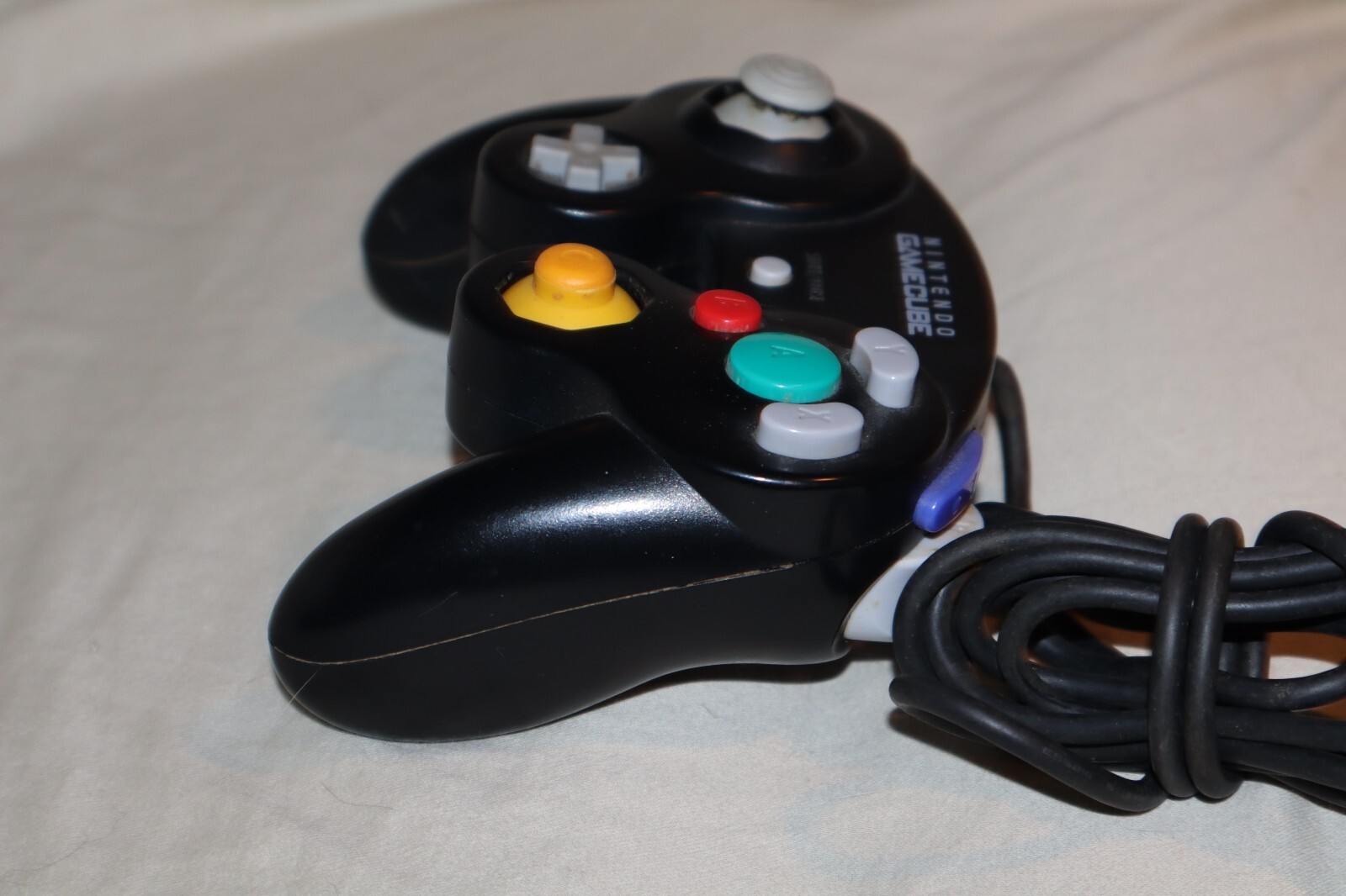 OEM Nintendo GameCube Controller – Black DOL-003 WORKS *READ*