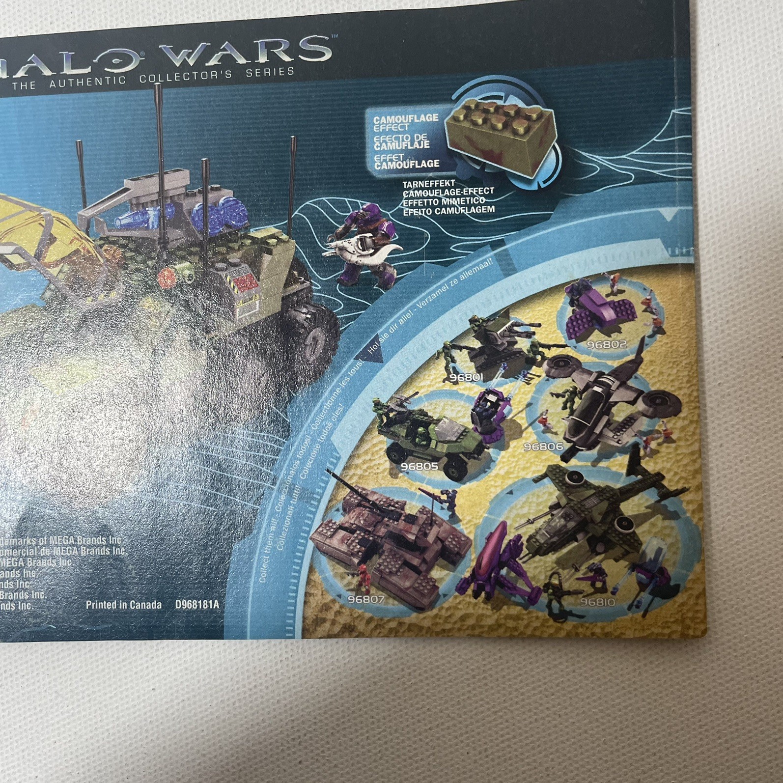 Mega Bloks Halo Wars UNSC Gremlin 96818 Instruction Manual Book 2009