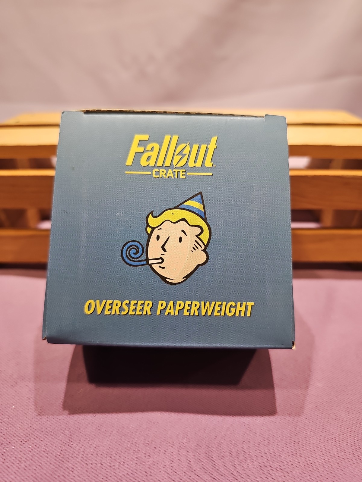 Fallout Loot Crate Overseer Paperweight Brand New In Box