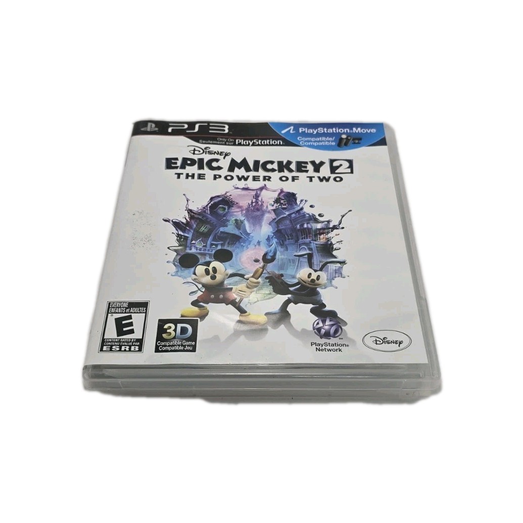 Disney Epic Mickey 2: The Power of Two (2012) PlayStation 3 PS3 CIB Complete