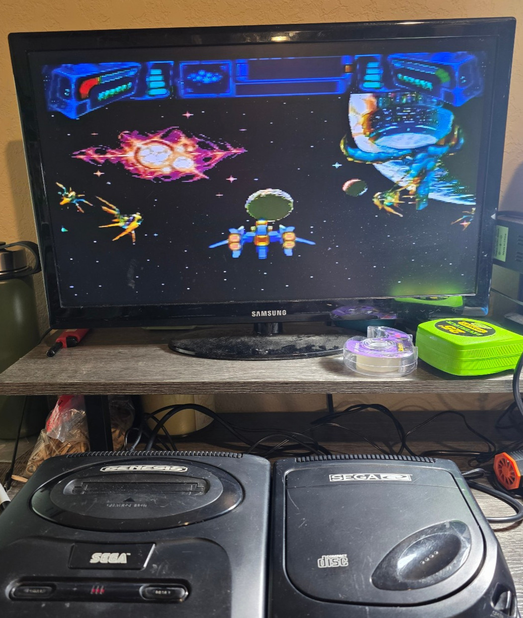 Soul Star (SEGA CD, 1994) Complete W/ Manual CIB TESTED (Cracked Case)
