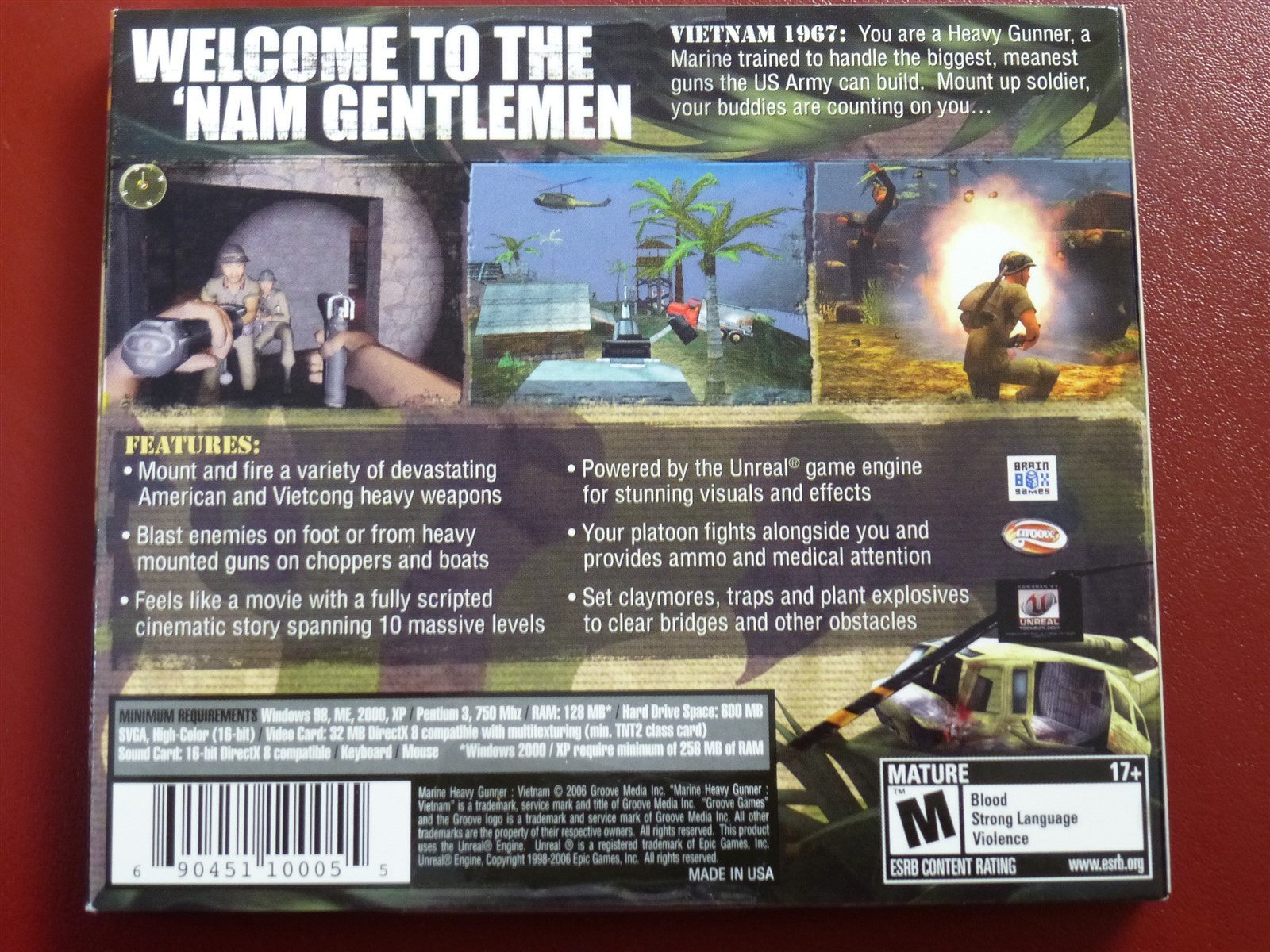 Video Game PC Wholesale Lot of 46 Marine Heavy Gunner Vietnam games NEW SEALED