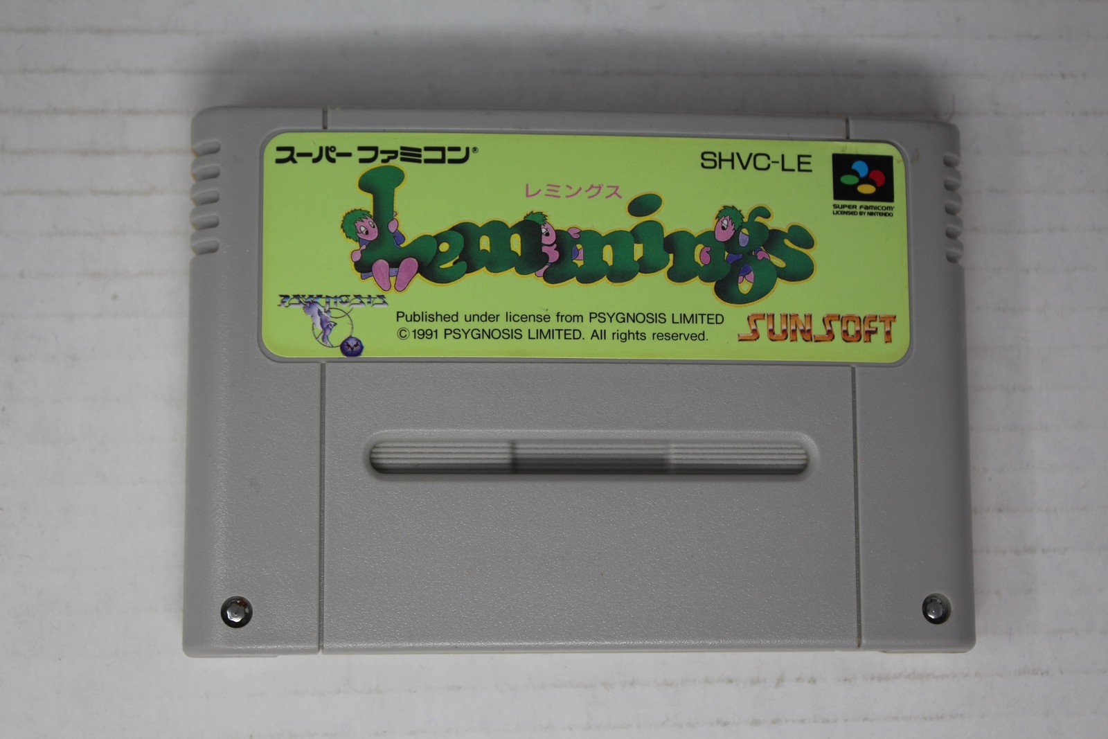 Lemmings (JPN) Super Famicom (Region Locked)