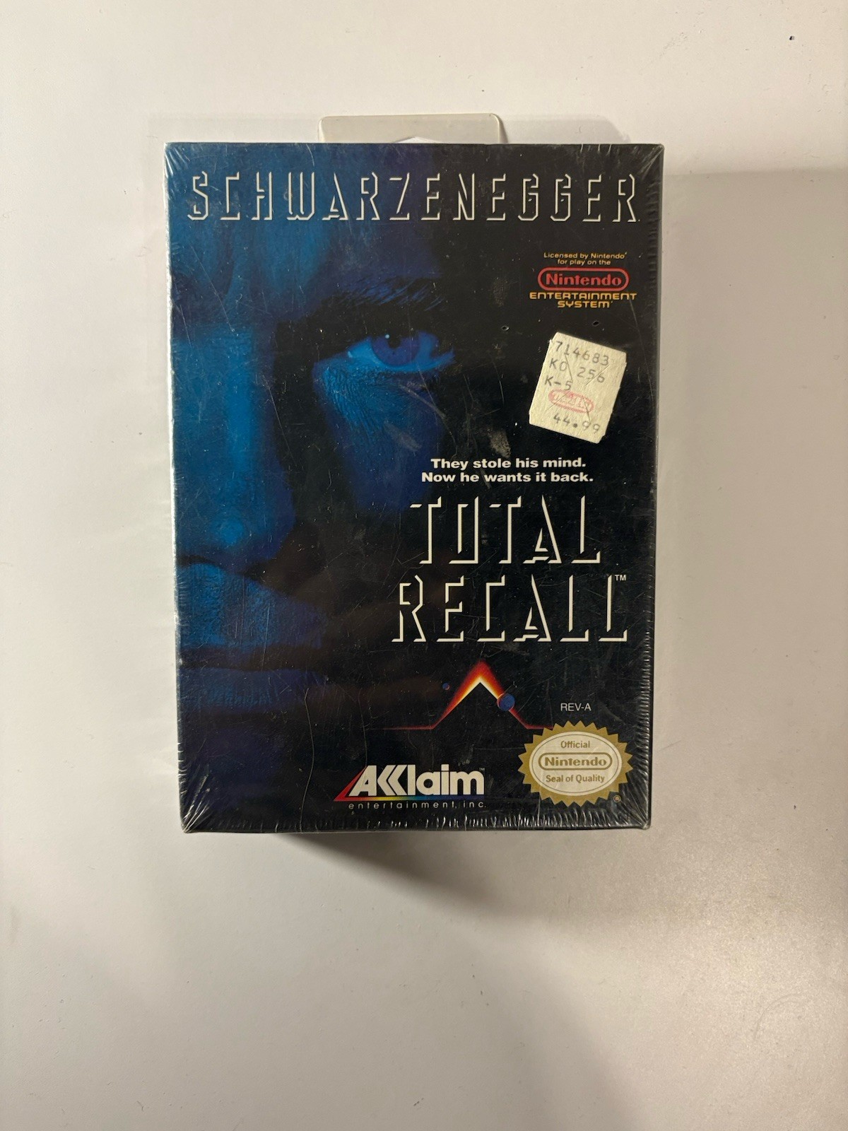 Total Recall (Nintendo NES, 1990) H-Seam Sealed NOS NIB
