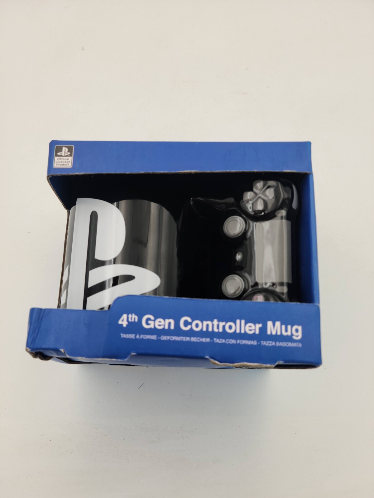 Playstation 4th Gen Controller 11 oz. PS4 PS5 Mug Black Coffee Tea NEW Official