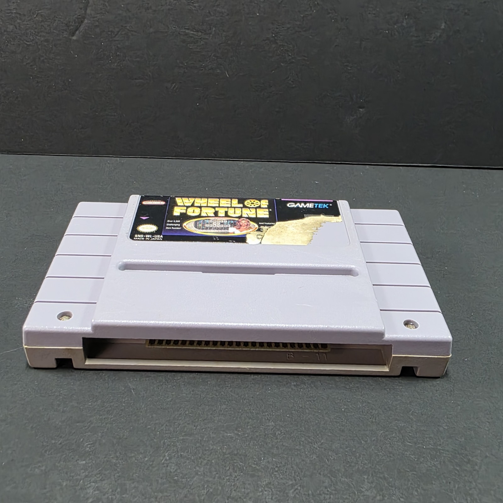 Wheel of Fortune (Super Nintendo SNES, 1993) Authentic Tested Works- B2G1 FREE