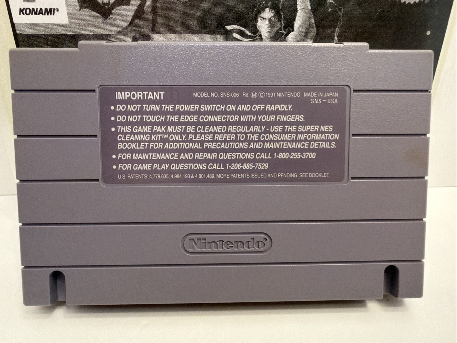 Castlevania Dracula X Super Nintendo Game SNES Authentic w/Collector Case