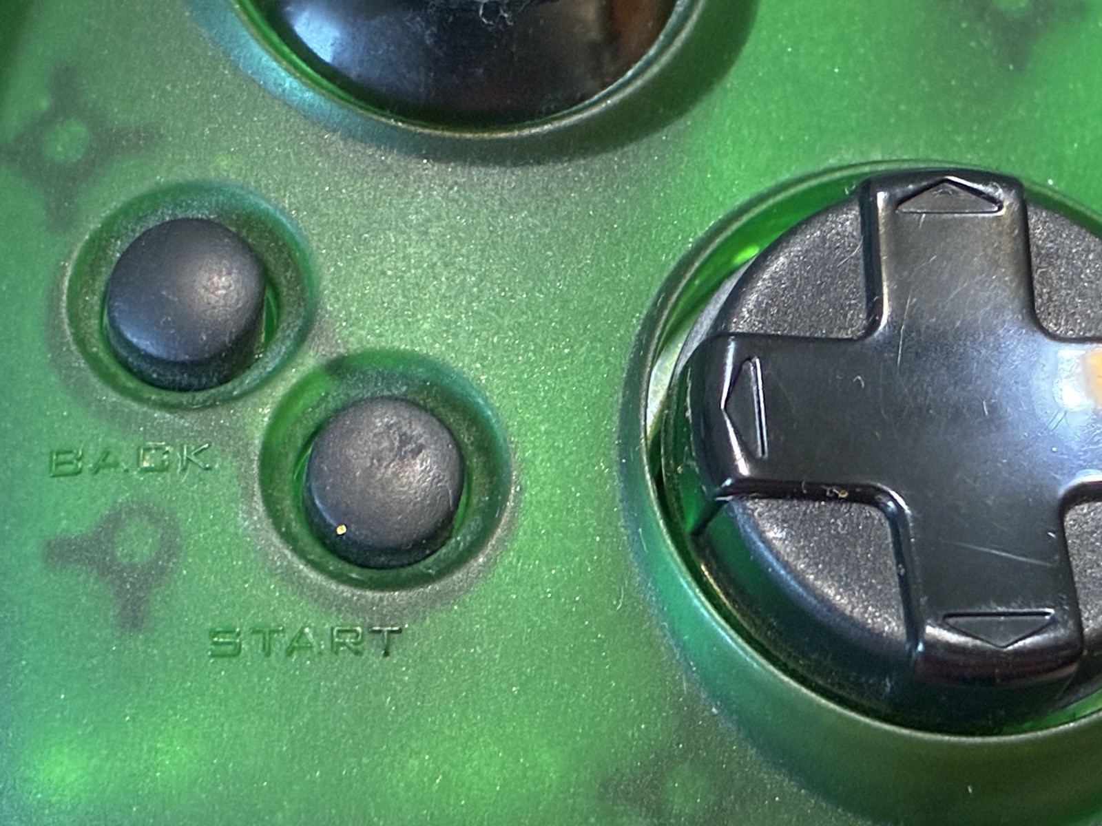 Vintage Logitech Green Attack Controller XBox Lights up Not Tested