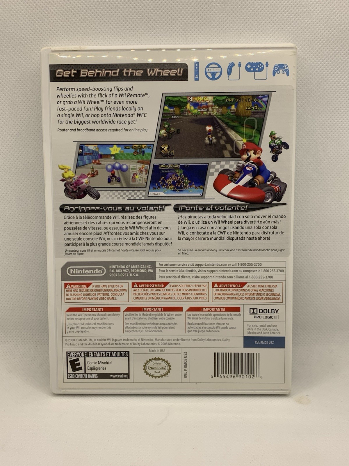 Mario Kart Wii (Nintendo, 2008) CIB And Tested