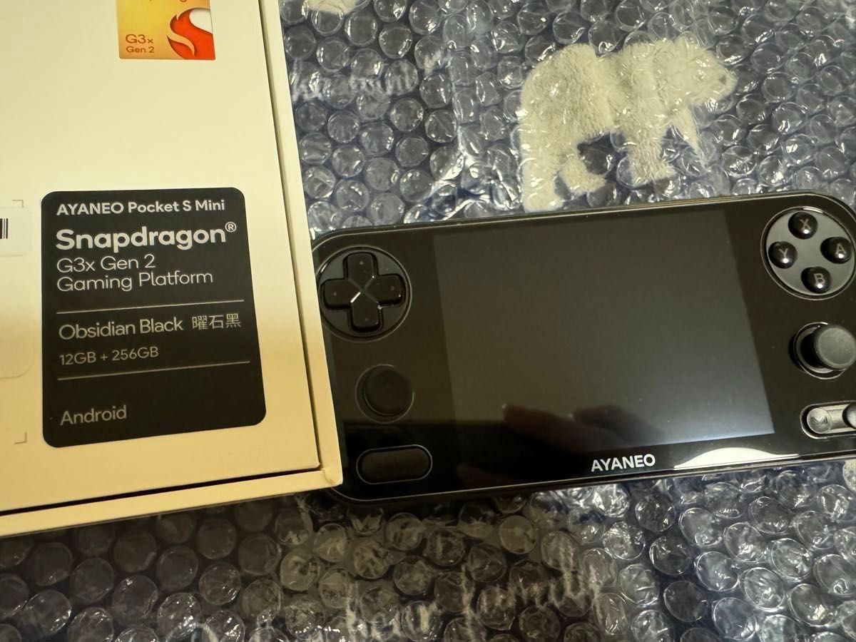 AYANEO Pocket S Mini Black 12GB 256GB Android Handheld Used Tested Japan