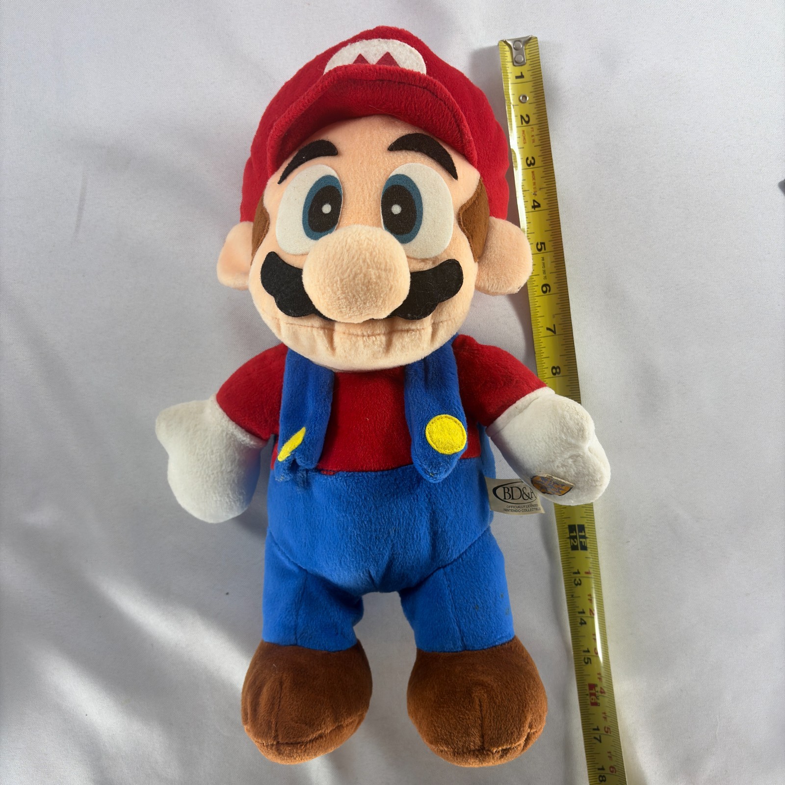 Super Mario 64 Nintendo BD&A 15″ 1998 Talking Plush n64 bros brothers