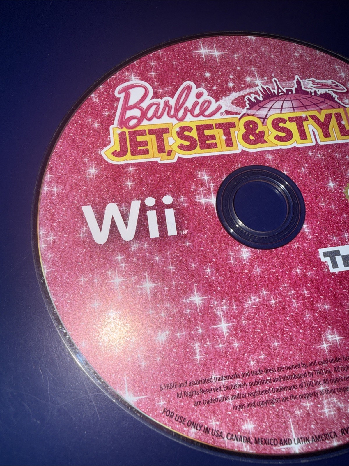Barbie: Jet, Set & Style (Nintendo Wii, 2011) Working Game Only