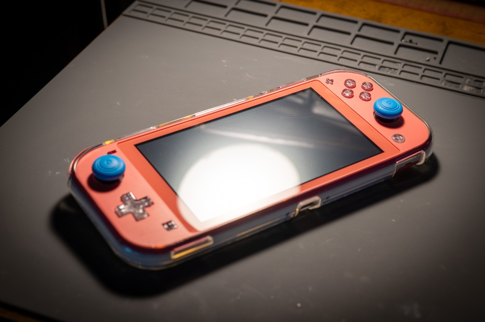 Custom Pink Nintendo Switch Lite 128GB TMR Hall Effect New Screen Game Bundle