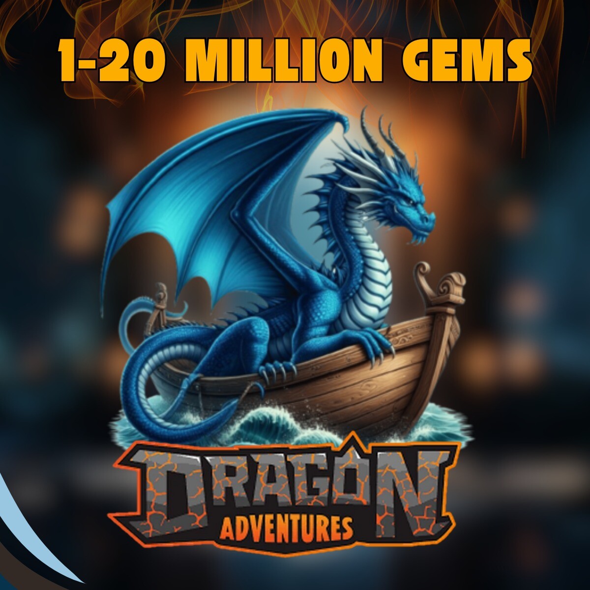 1 to 20M Million Coins Dragon Adventures (1M – 20M) Coins [DA] ⚡Fast send ⚡