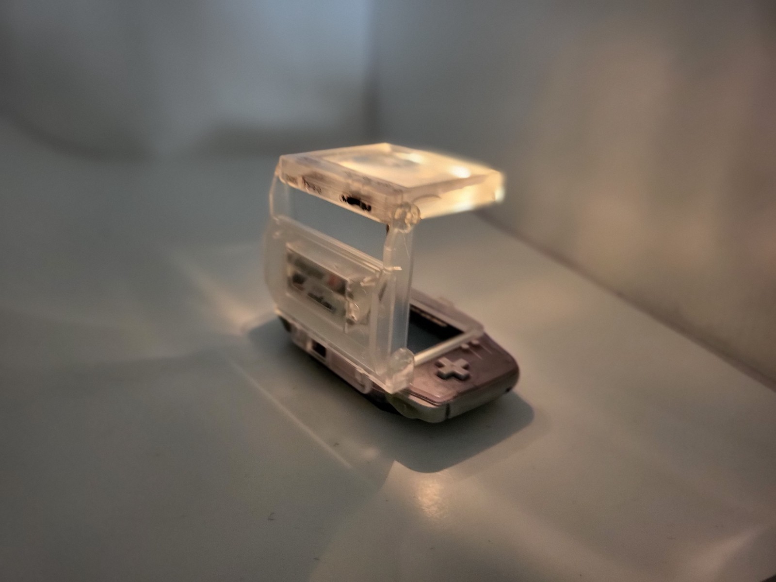 NEW Clear Purple LIGHT & MAGNIFIER for the Nintendo GameBoy Advance Console