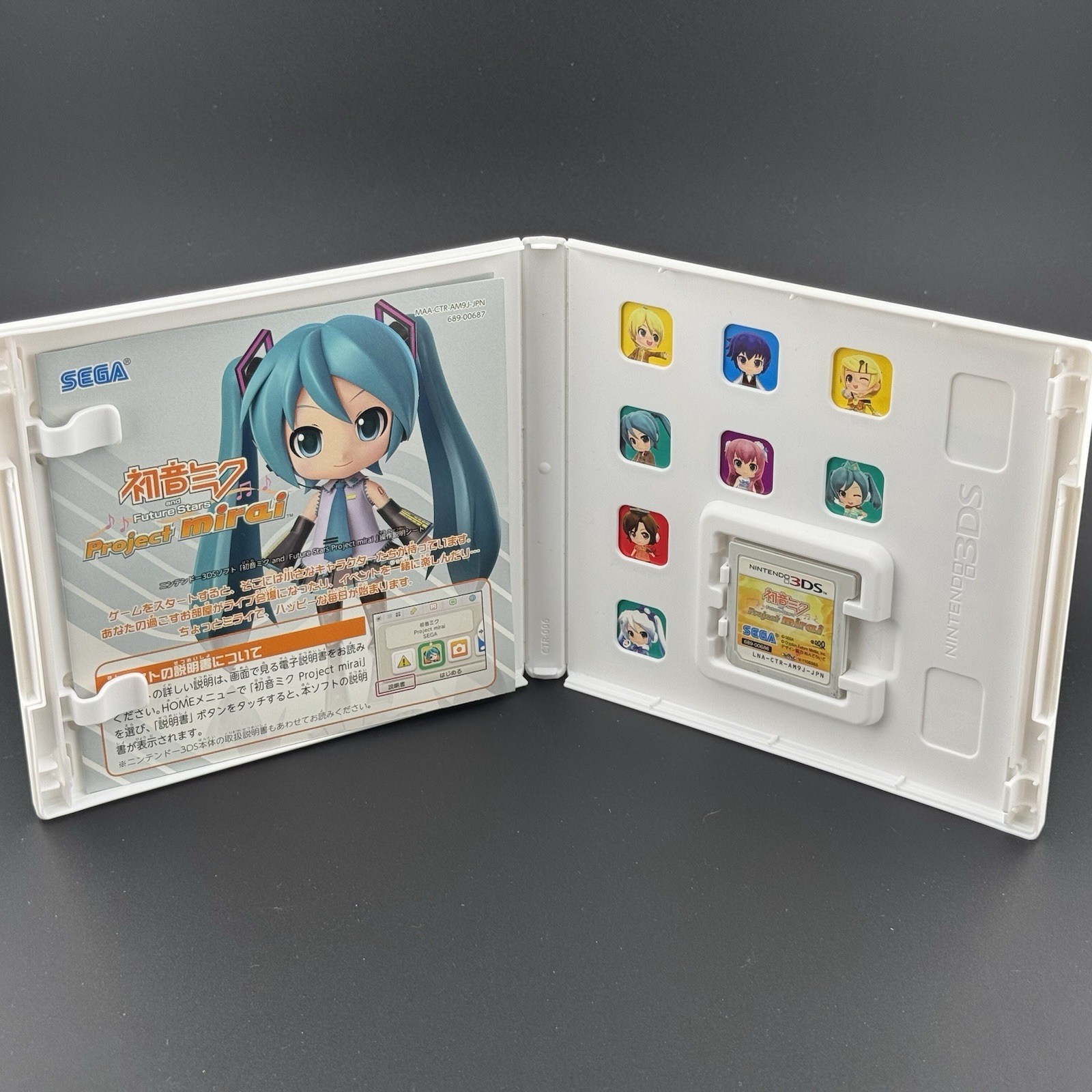*INCOMPLETE* Nintendo 3DS Hatsune Miku Project Mirai PuchiPuku Pack Big Box JPN