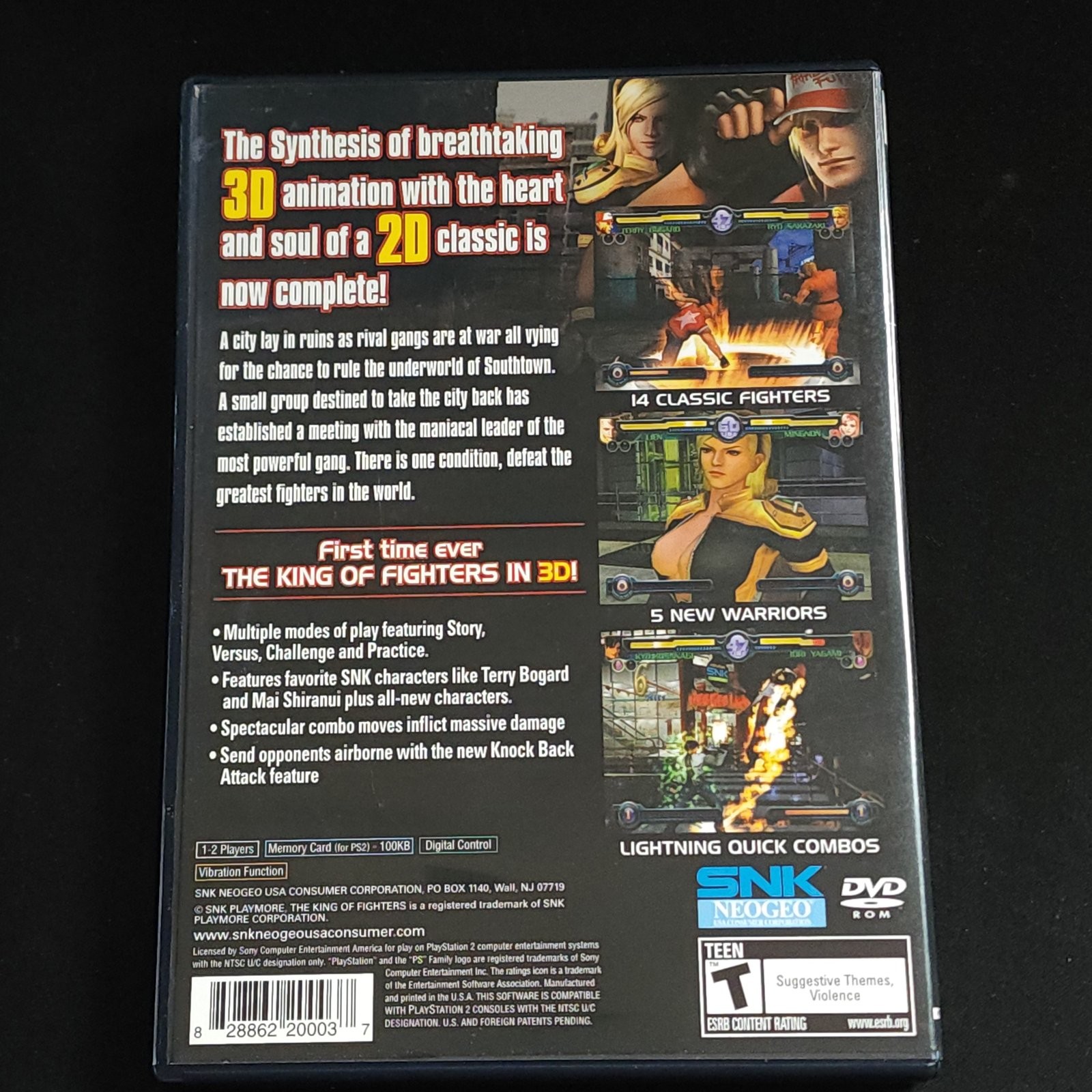KOF Maximum Impact PS2 CIB NTSC-U/C Tested Authentic