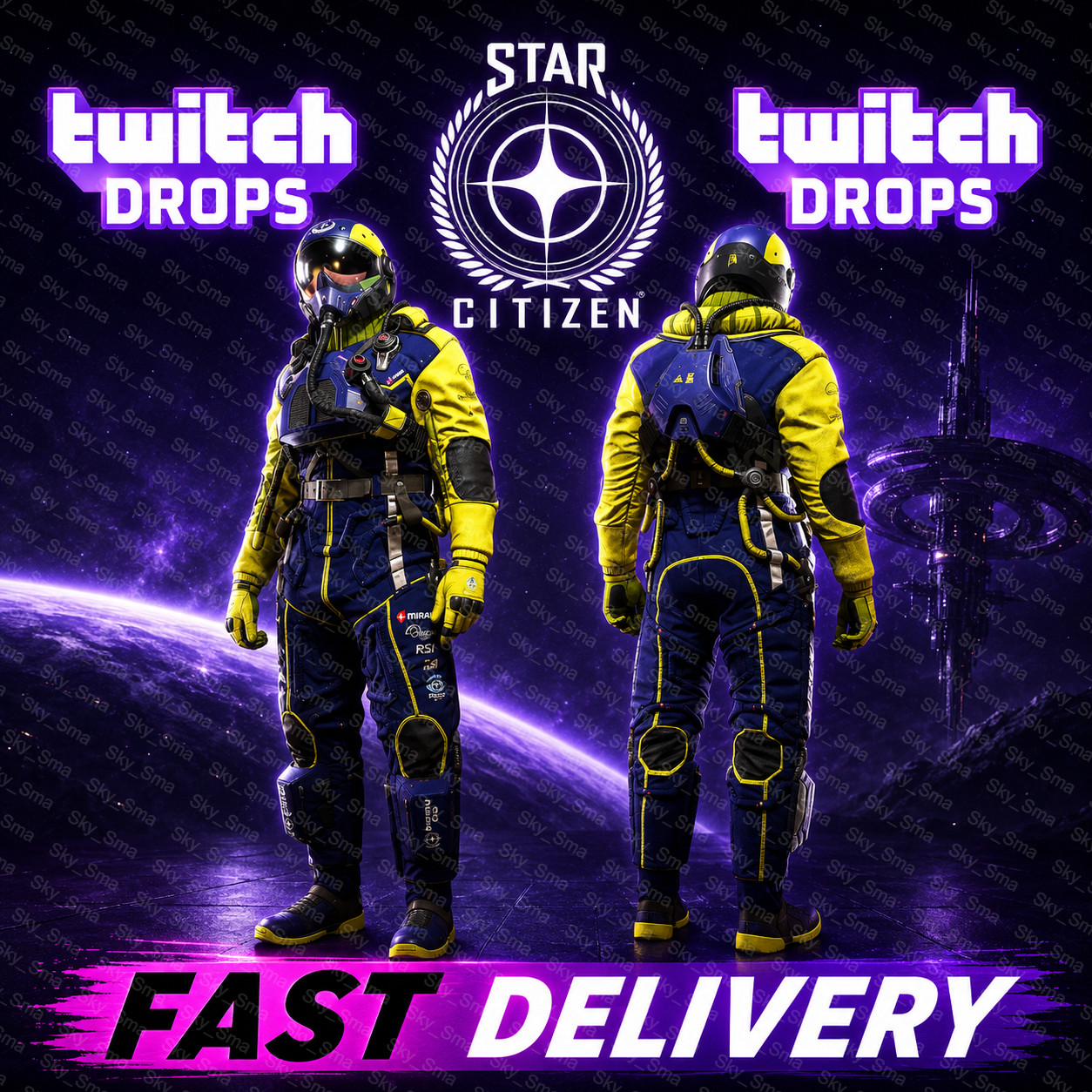Star Citizen Twitch Drop – Tailwind Murray Cup Flight Suit