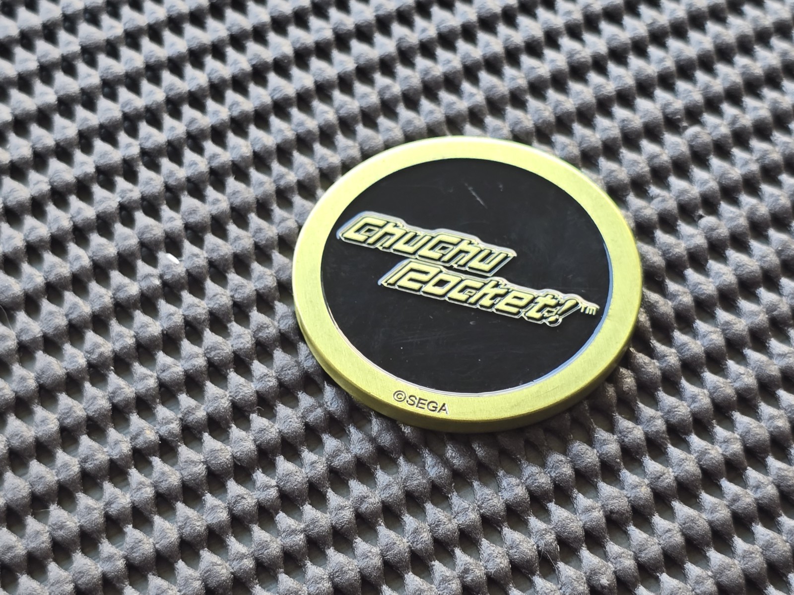 Chu Chu Rocket! Sega Shop UK Coin Medal Excl Rare Promo GENESIS SATURN DREAMCAST