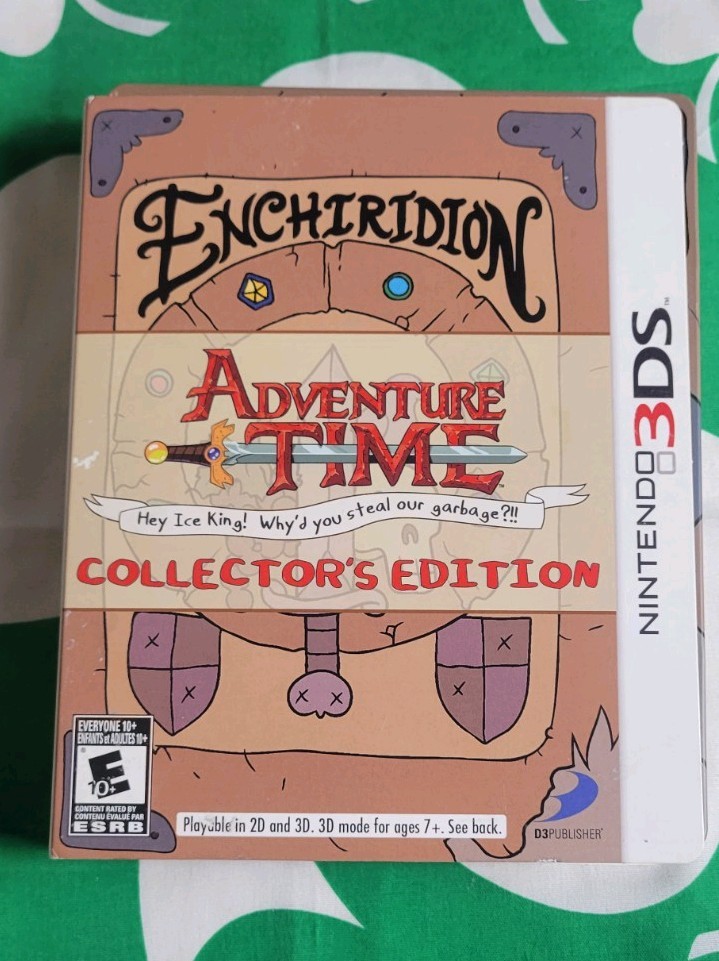 Adventure Time Hey Ice King 3DS Collector’s Edtion Steelbook +Inserts *No Game*