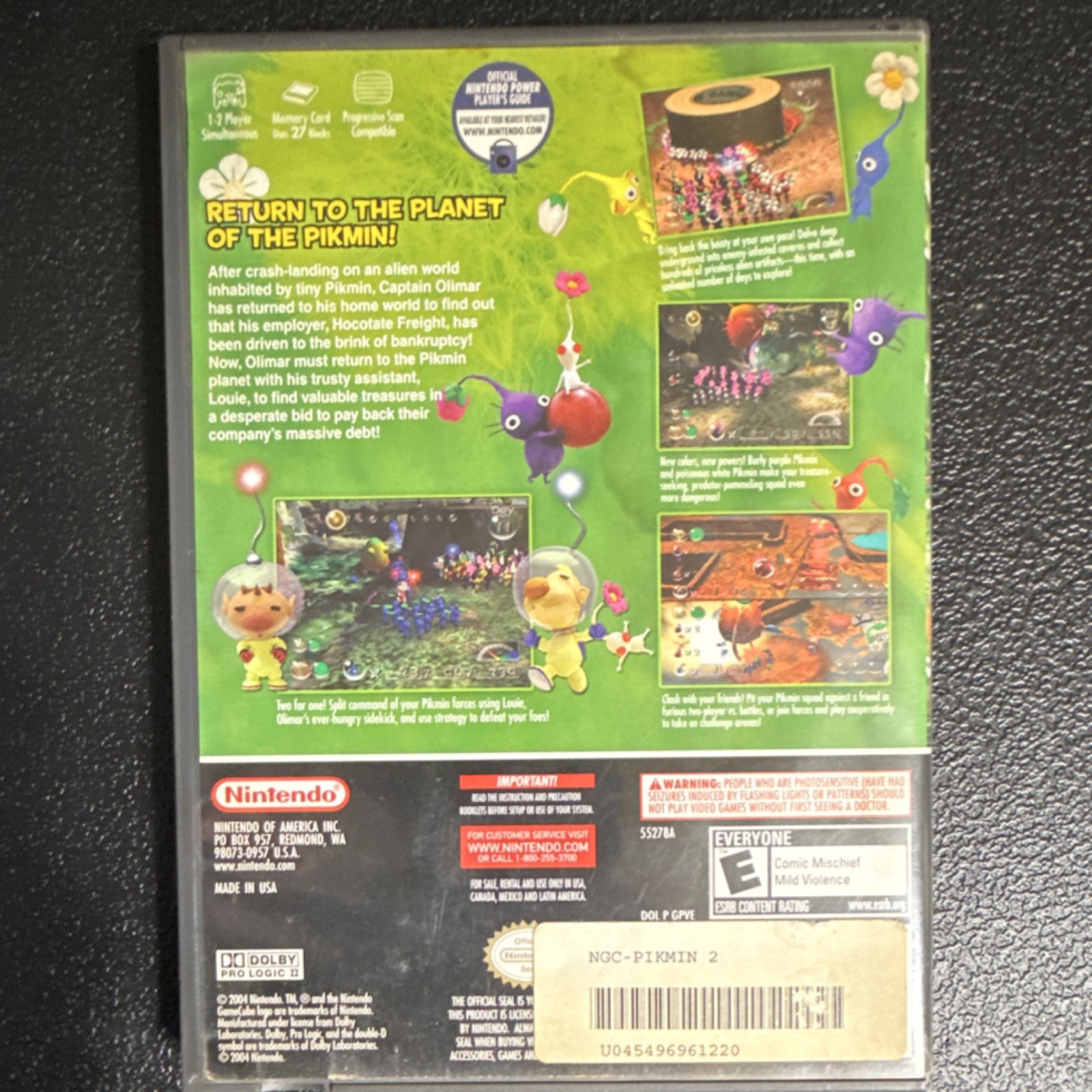 Nintendo Pikmin 2 GameCube Action-Adventure E Manual Included NTSC-U/C (US/CA)